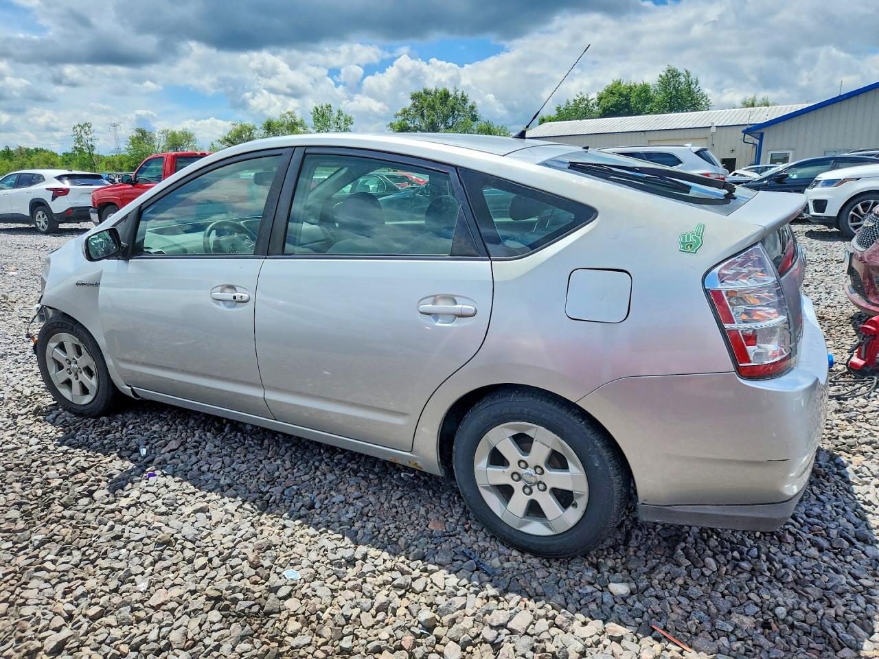 2008 Toyota Prius Base Gray vin: JTDKB20U583346850