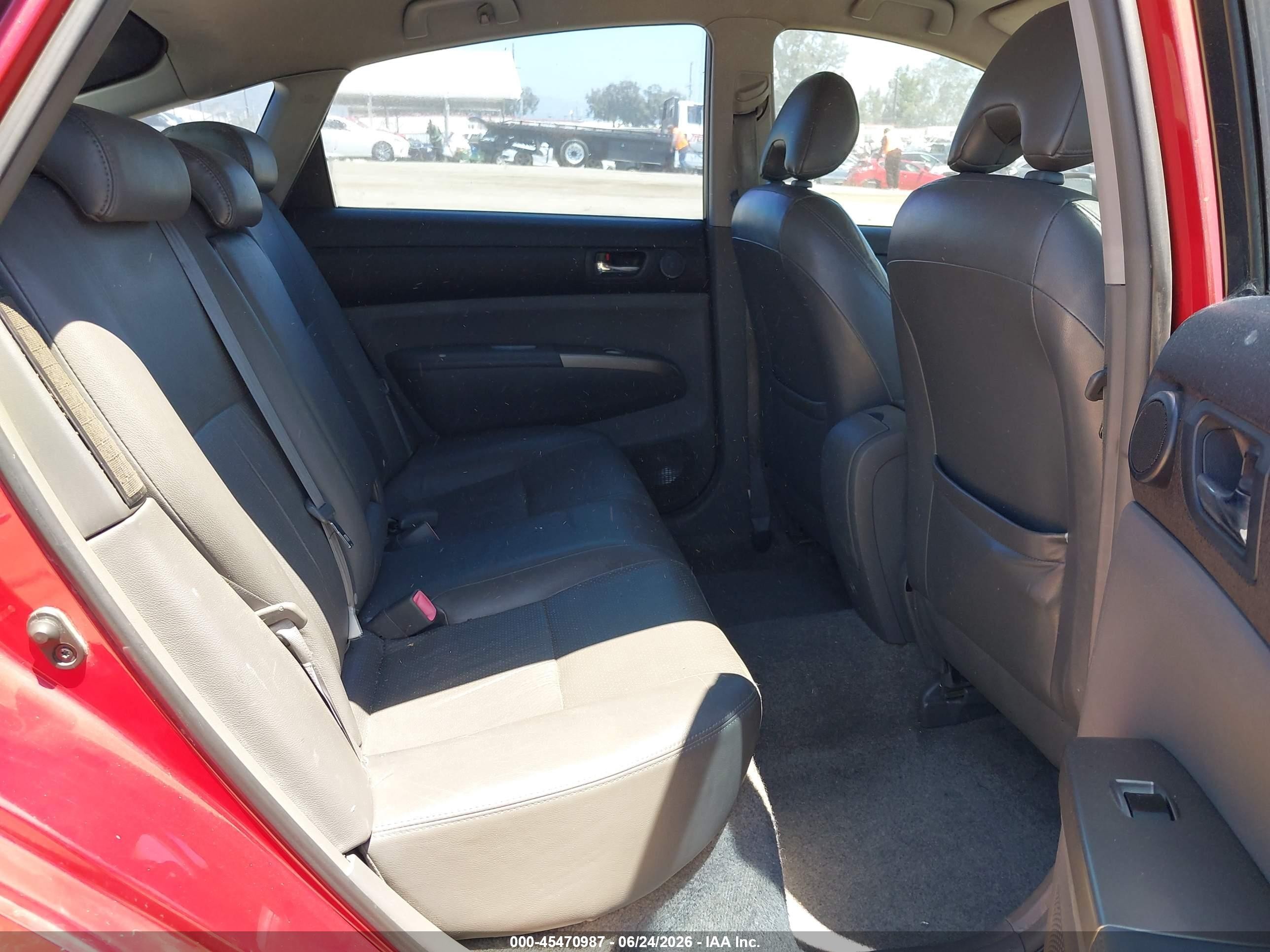 2008 Toyota Prius Red vin: JTDKB20U583347786