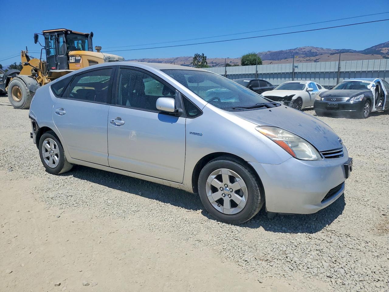 2008 Toyota Prius Base Gray vin: JTDKB20U583361736