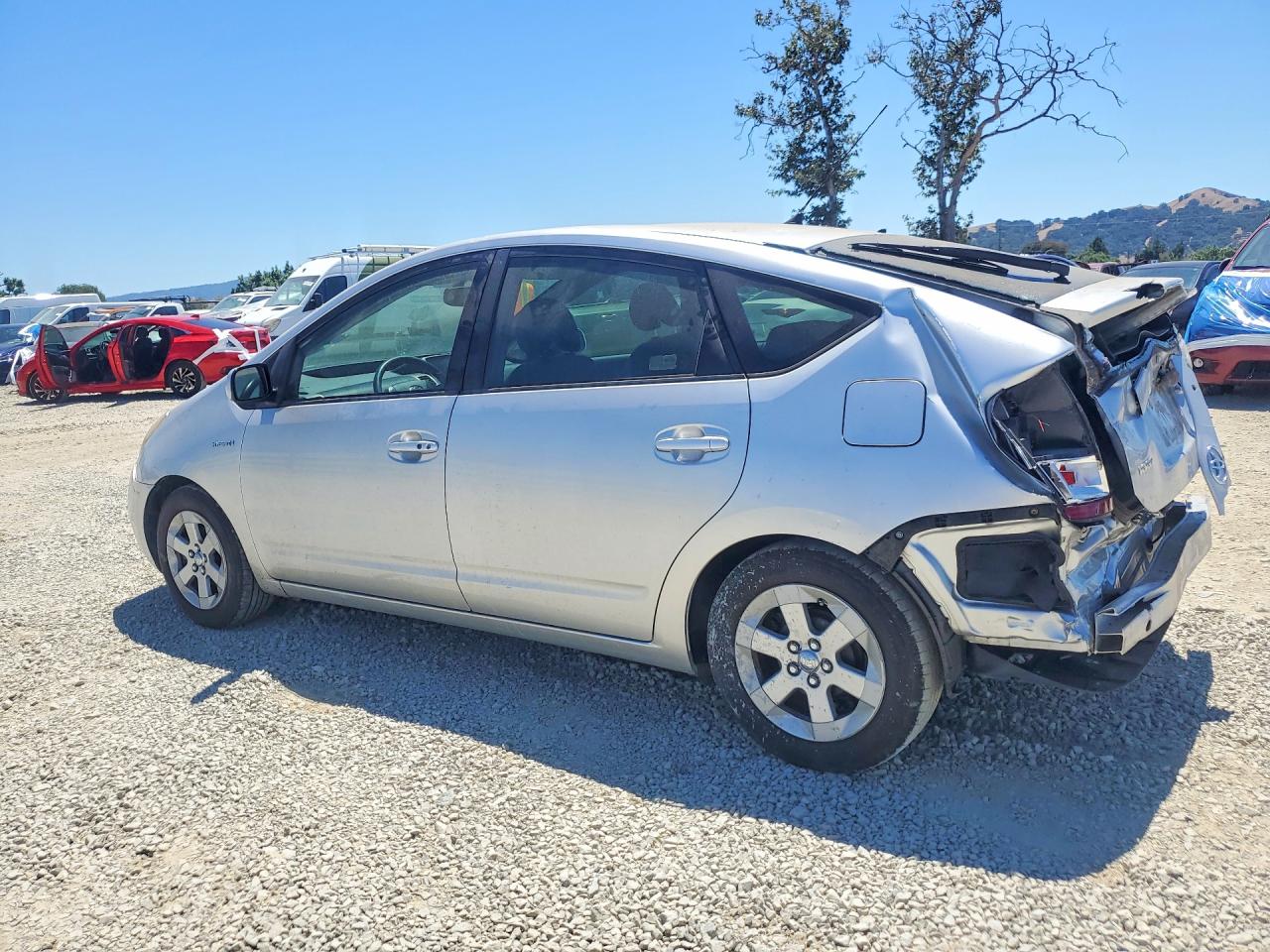 2008 Toyota Prius Base Gray vin: JTDKB20U583361736