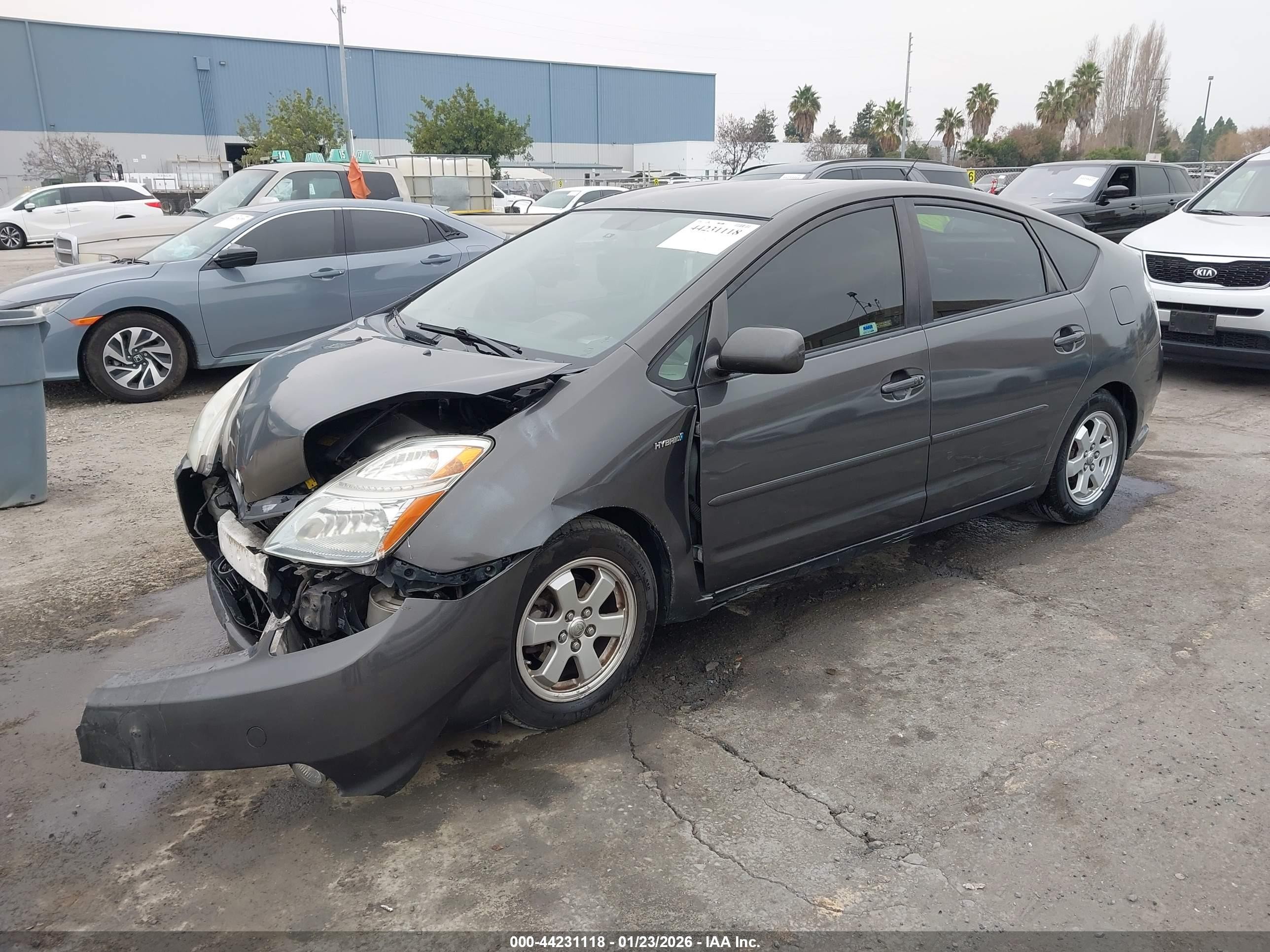 2008 Toyota Prius   Gray vin: JTDKB20U583376060