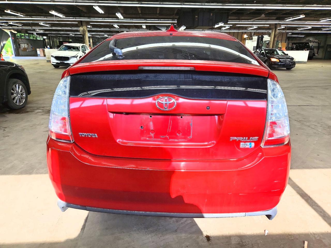 2008 Toyota Prius Base Red vin: JTDKB20U583426651
