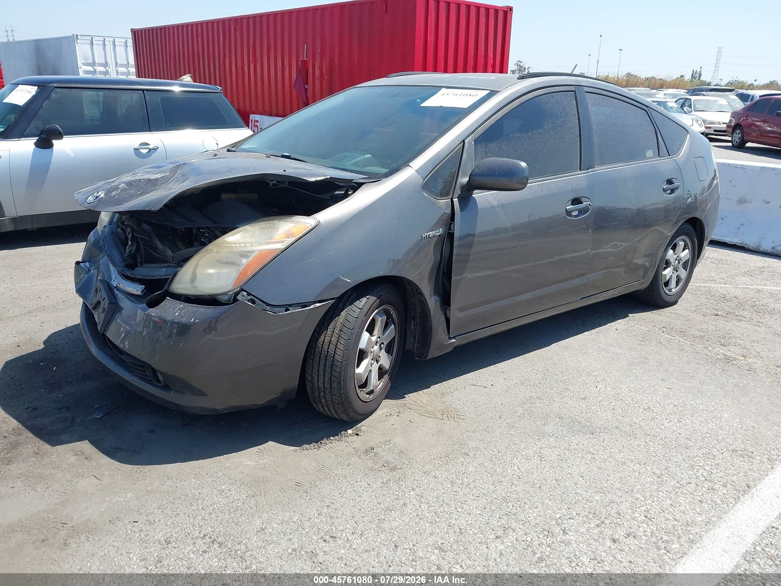 2008 Toyota Prius   Gray vin: JTDKB20U583441117