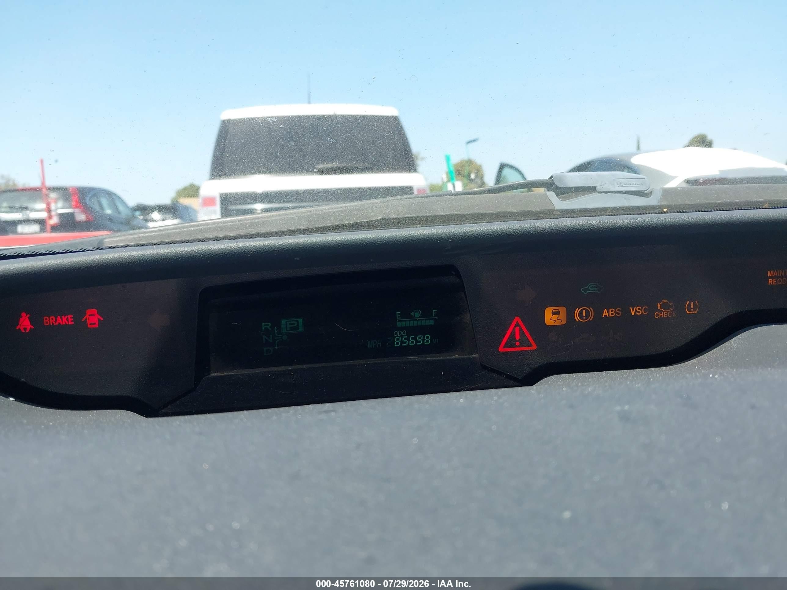 2008 Toyota Prius   Gray vin: JTDKB20U583441117