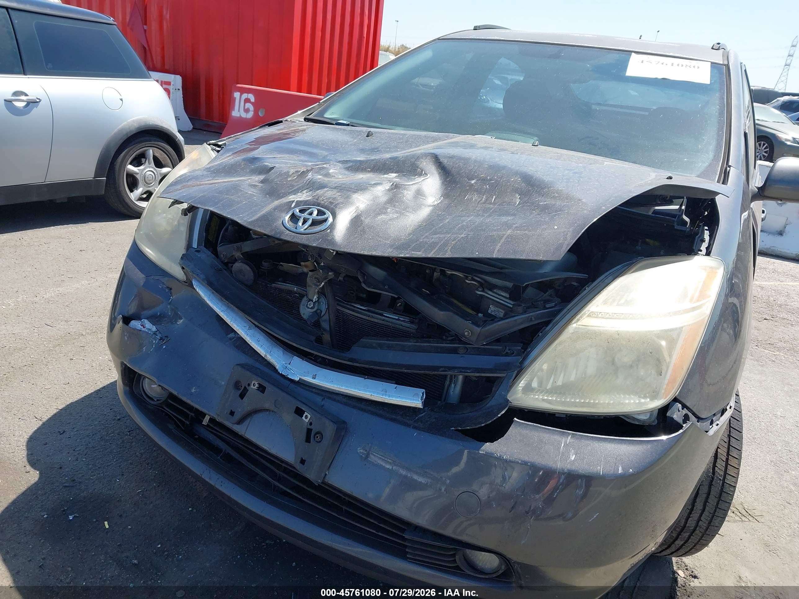 2008 Toyota Prius   Gray vin: JTDKB20U583441117