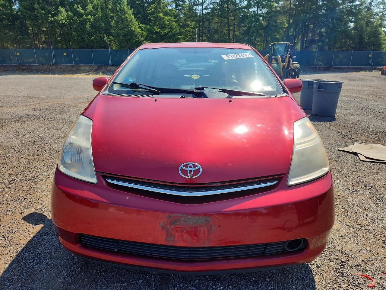 2008 Toyota Prius Base Red vin: JTDKB20U583444342
