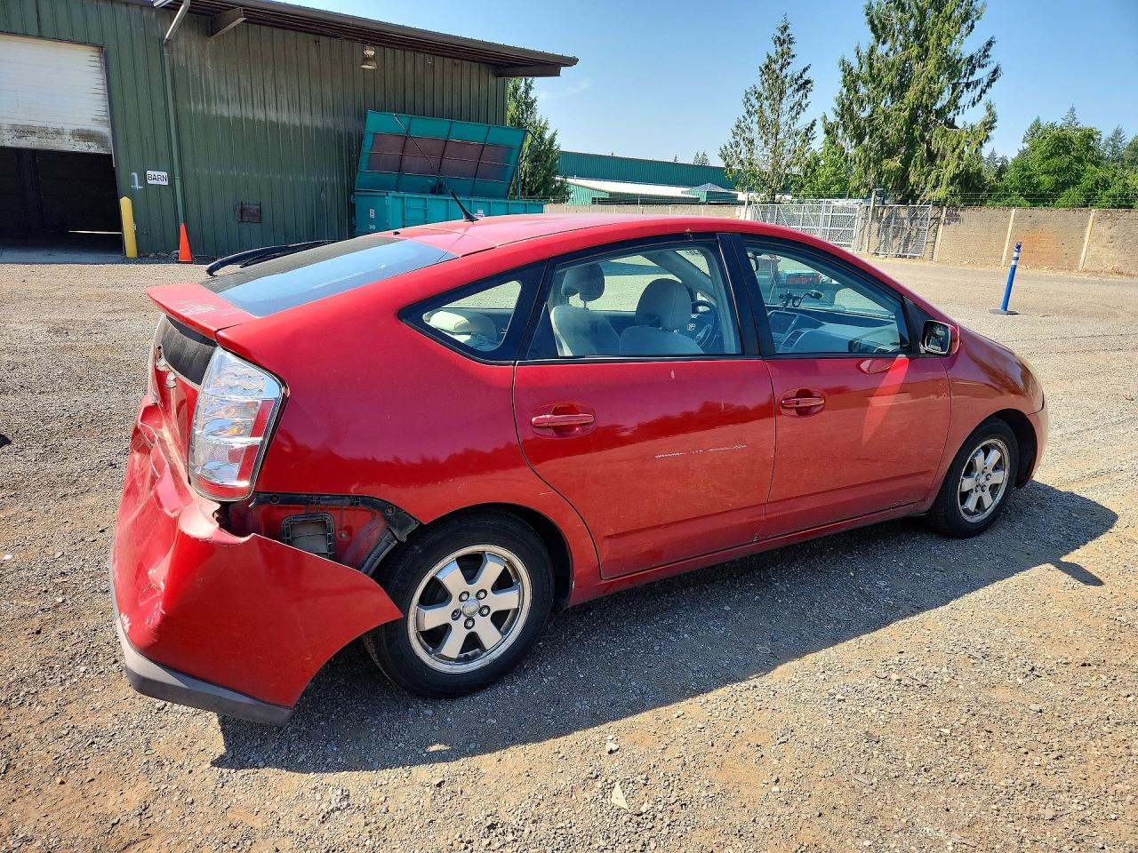 2008 Toyota Prius Base Red vin: JTDKB20U583444342