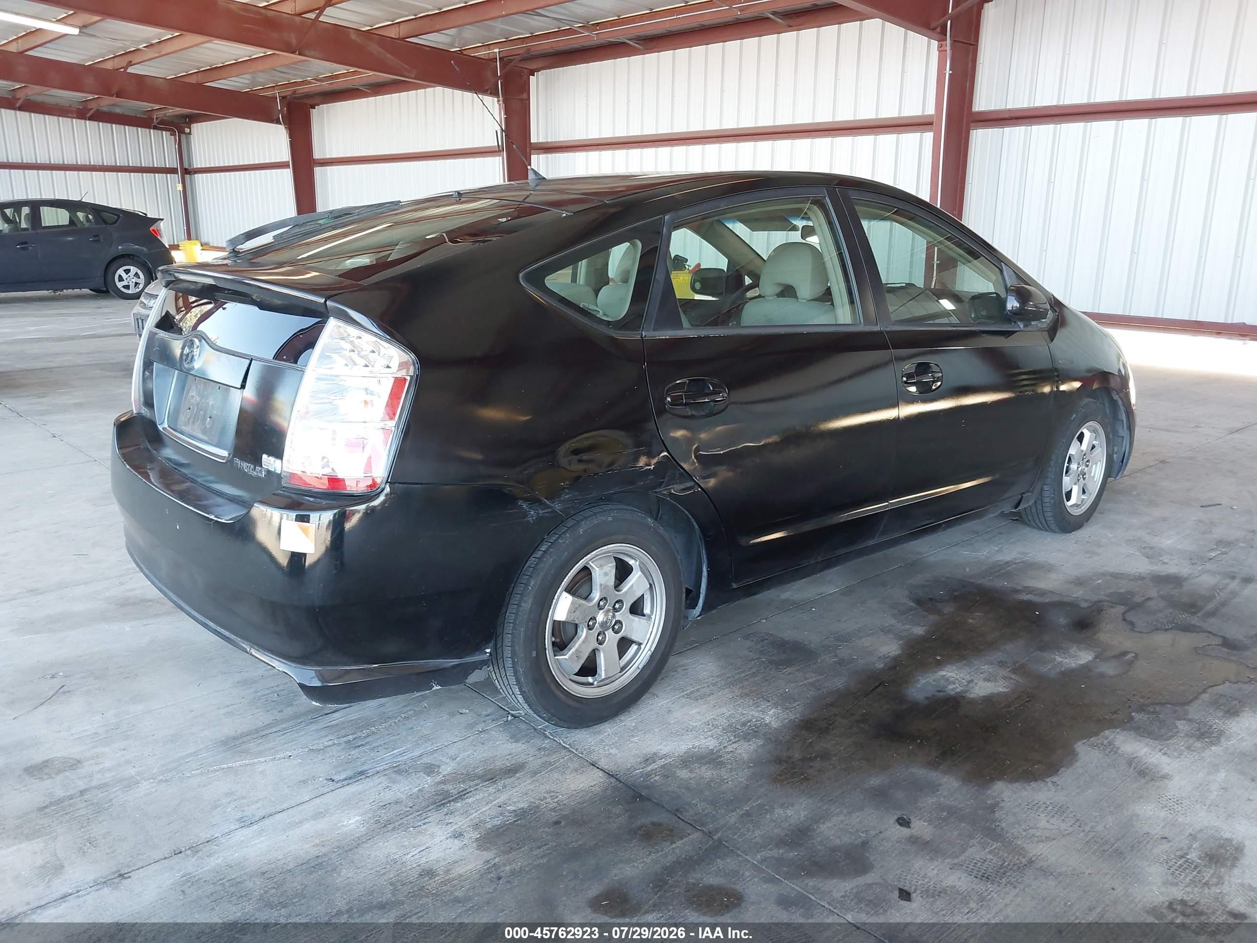 2008 Toyota Prius   Black vin: JTDKB20U583444518