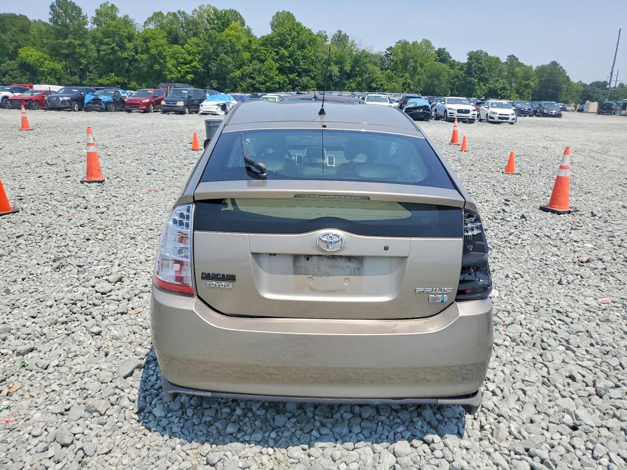 2008 Toyota Prius Base Beige vin: JTDKB20U583449816
