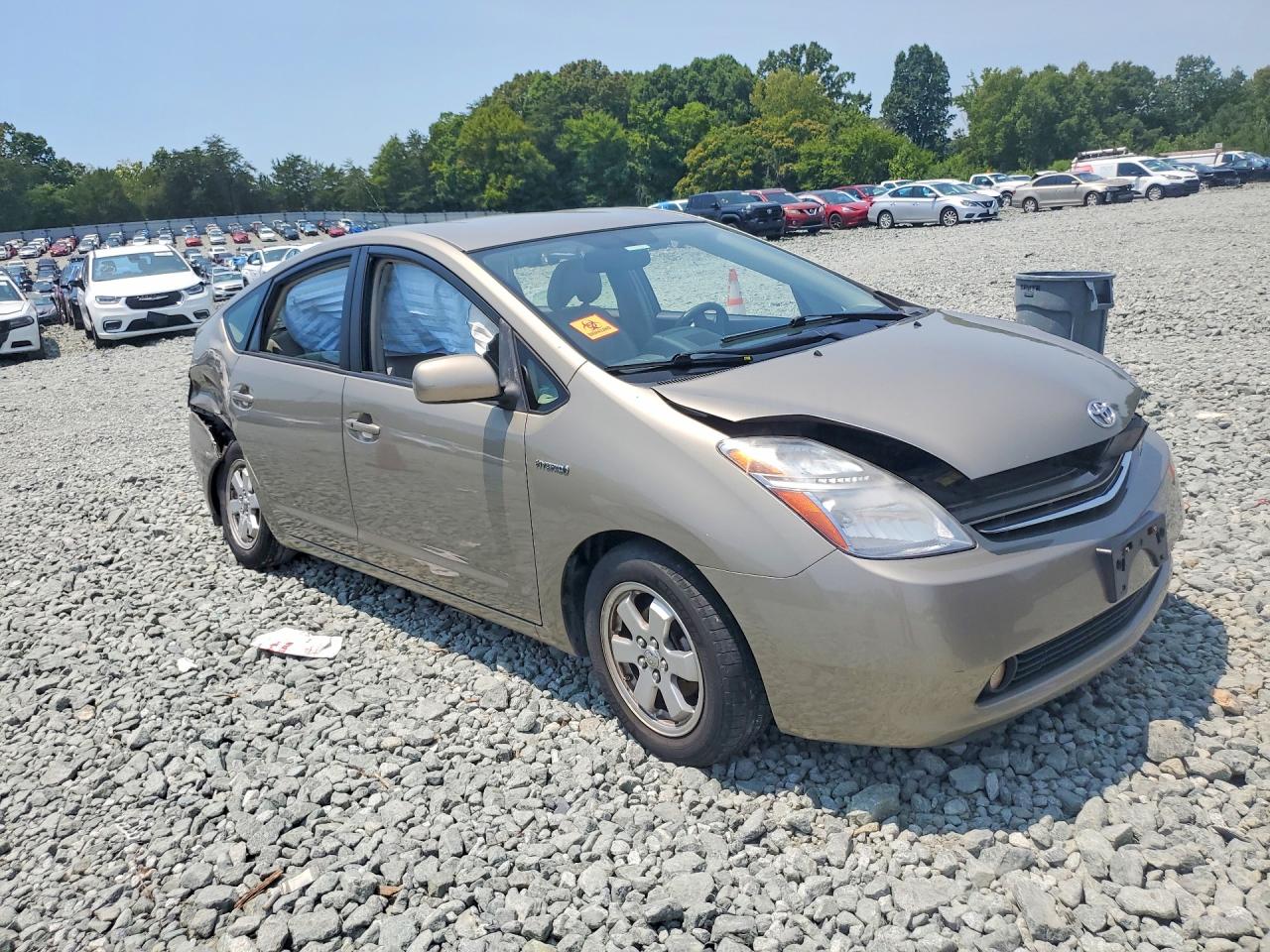 2008 Toyota Prius Base Beige vin: JTDKB20U583449816