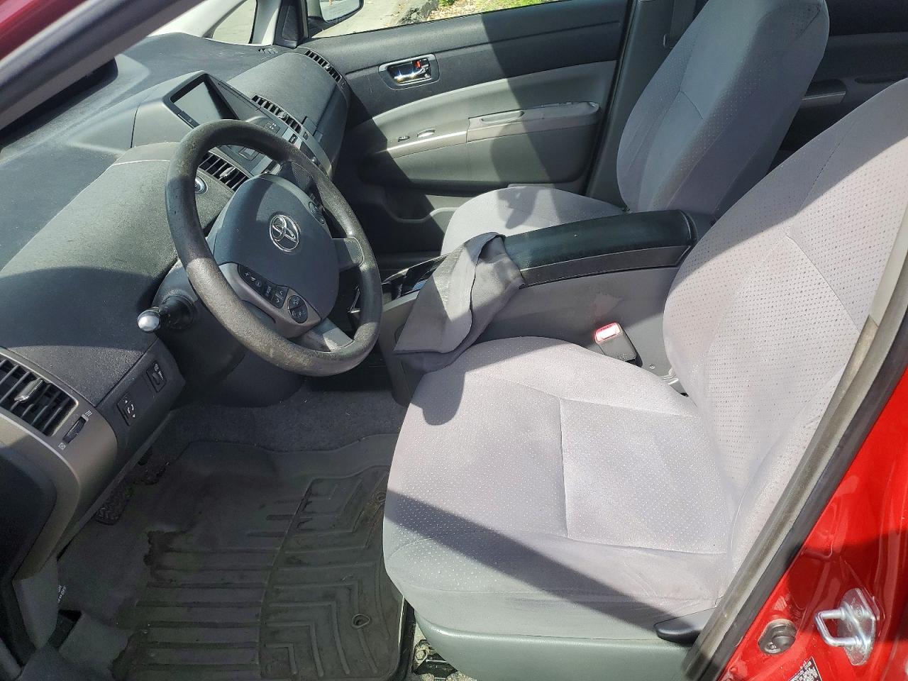 2008 Toyota Prius Base Red vin: JTDKB20U583450187