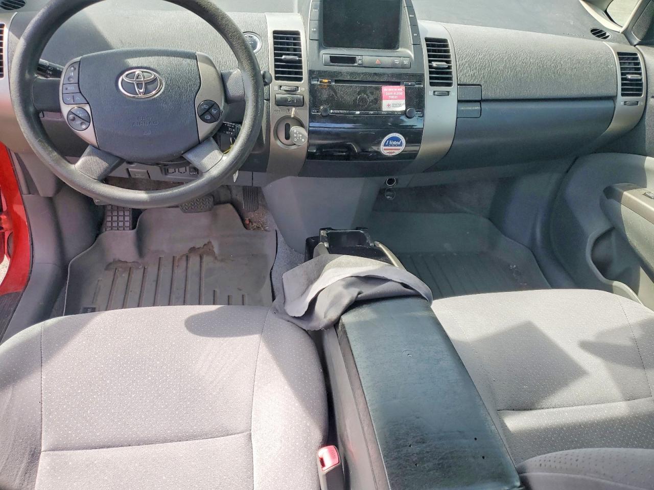 2008 Toyota Prius Base Red vin: JTDKB20U583450187