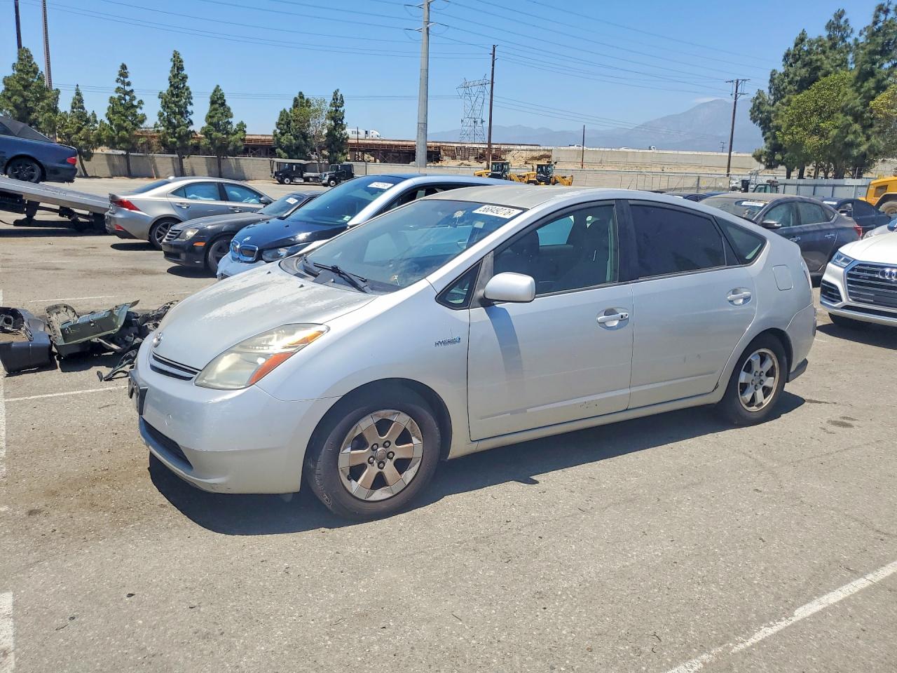 2008 Toyota Prius Base Silver vin: JTDKB20U583452764