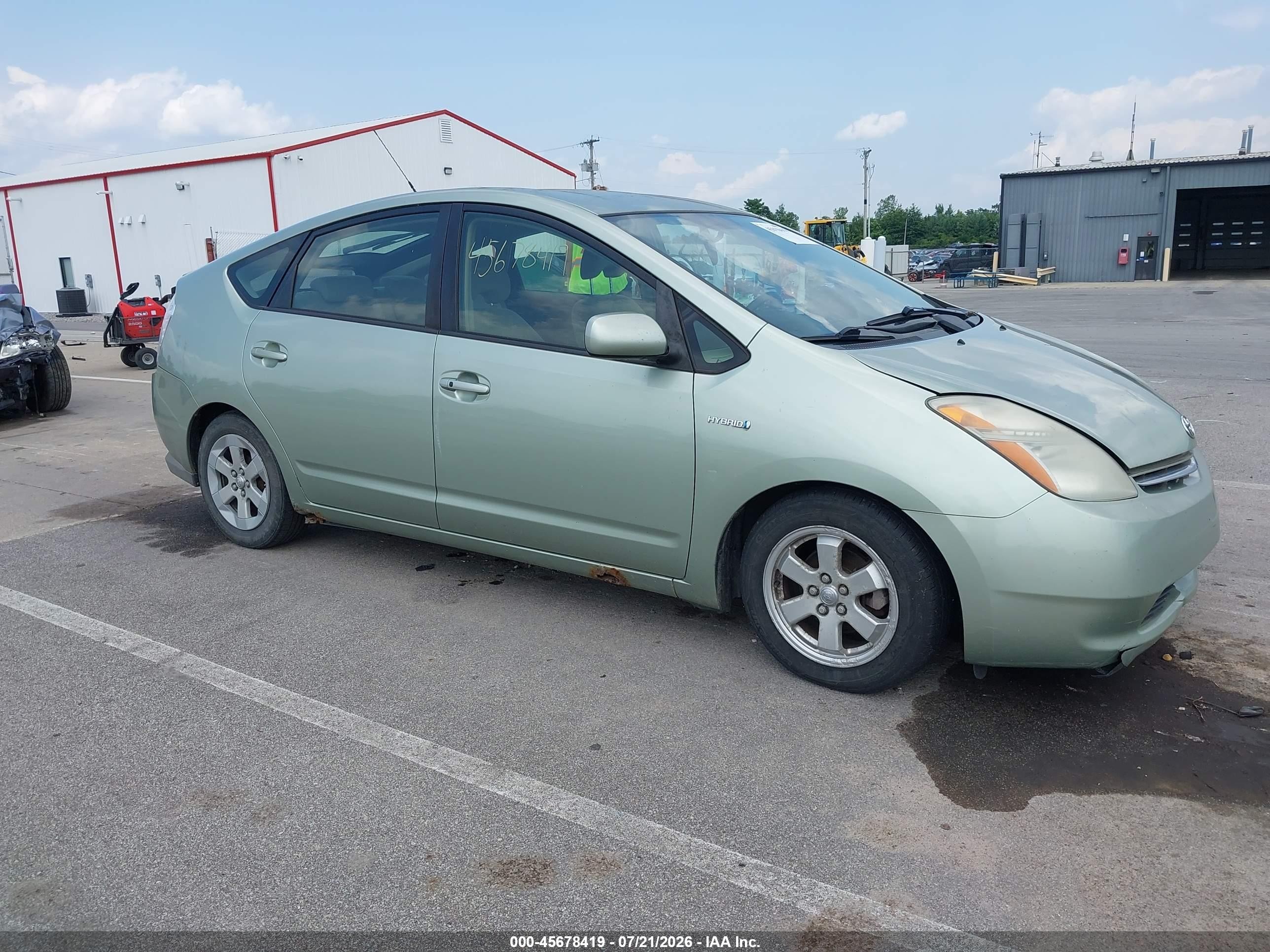 2008 Toyota Prius   Green vin: JTDKB20U587696259