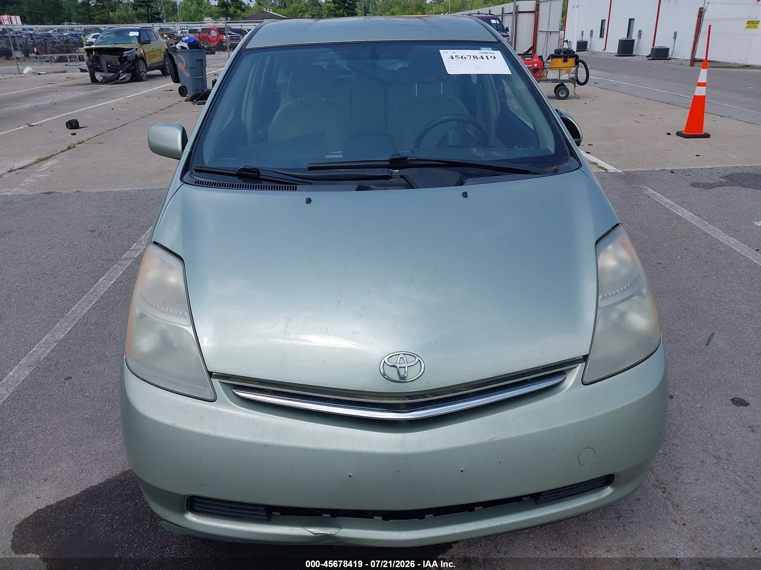 2008 Toyota Prius   Green vin: JTDKB20U587696259