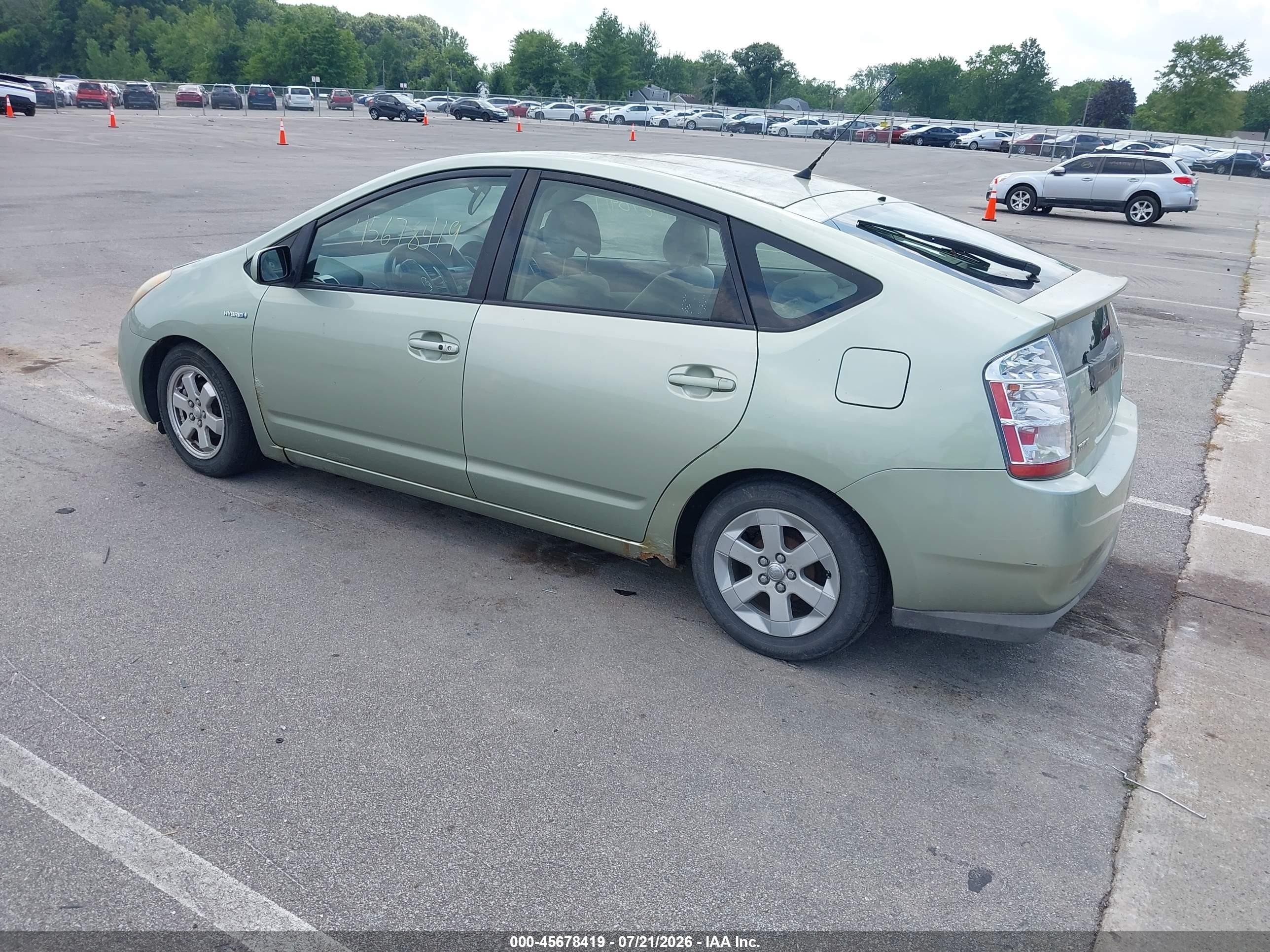 2008 Toyota Prius   Green vin: JTDKB20U587696259