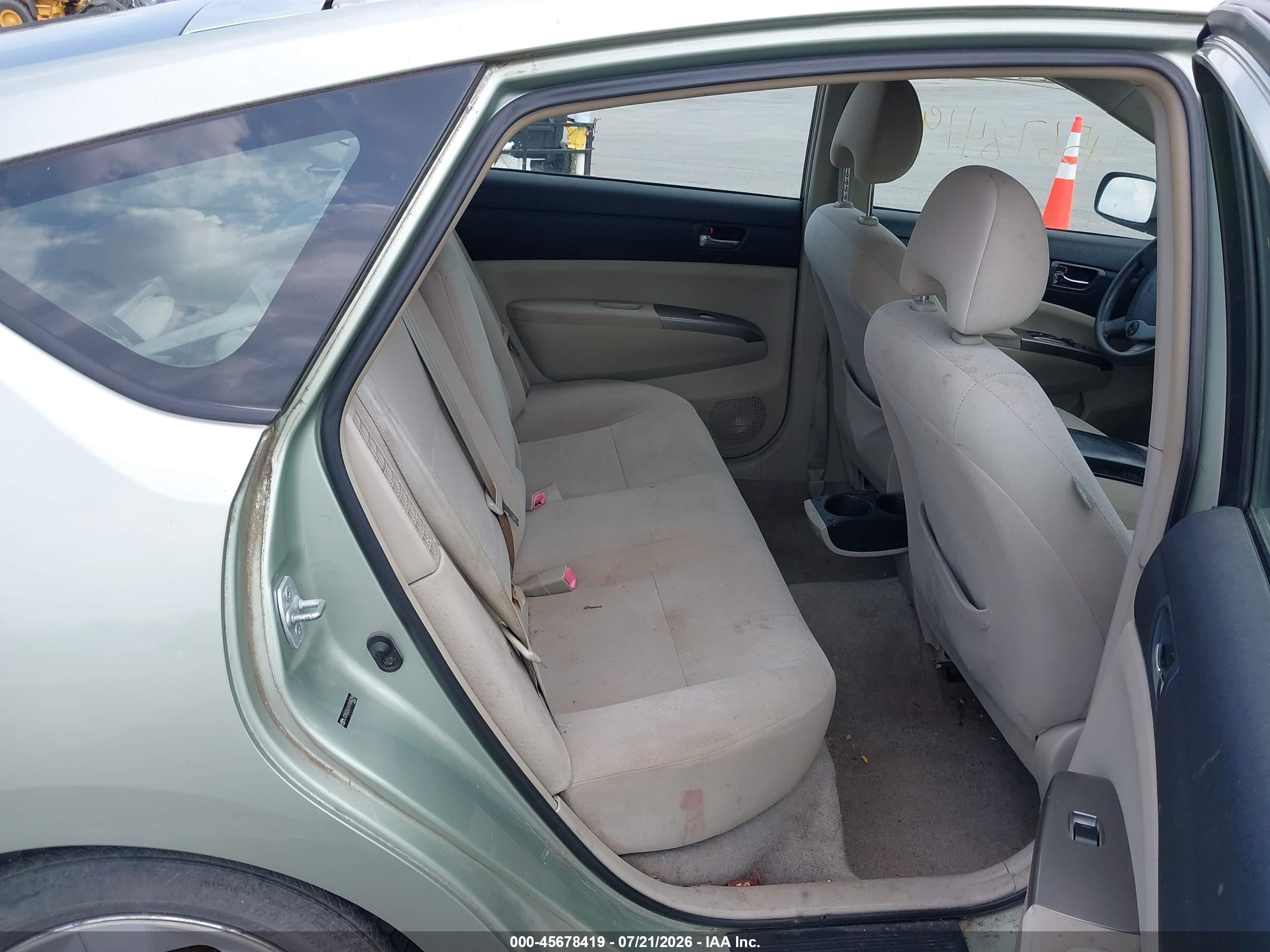 2008 Toyota Prius   Green vin: JTDKB20U587696259