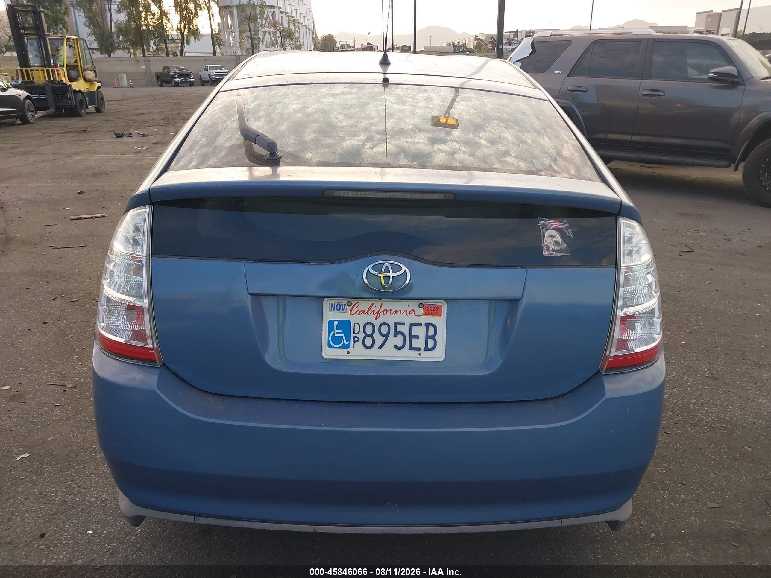 2008 Toyota Prius   Blue vin: JTDKB20U587717384