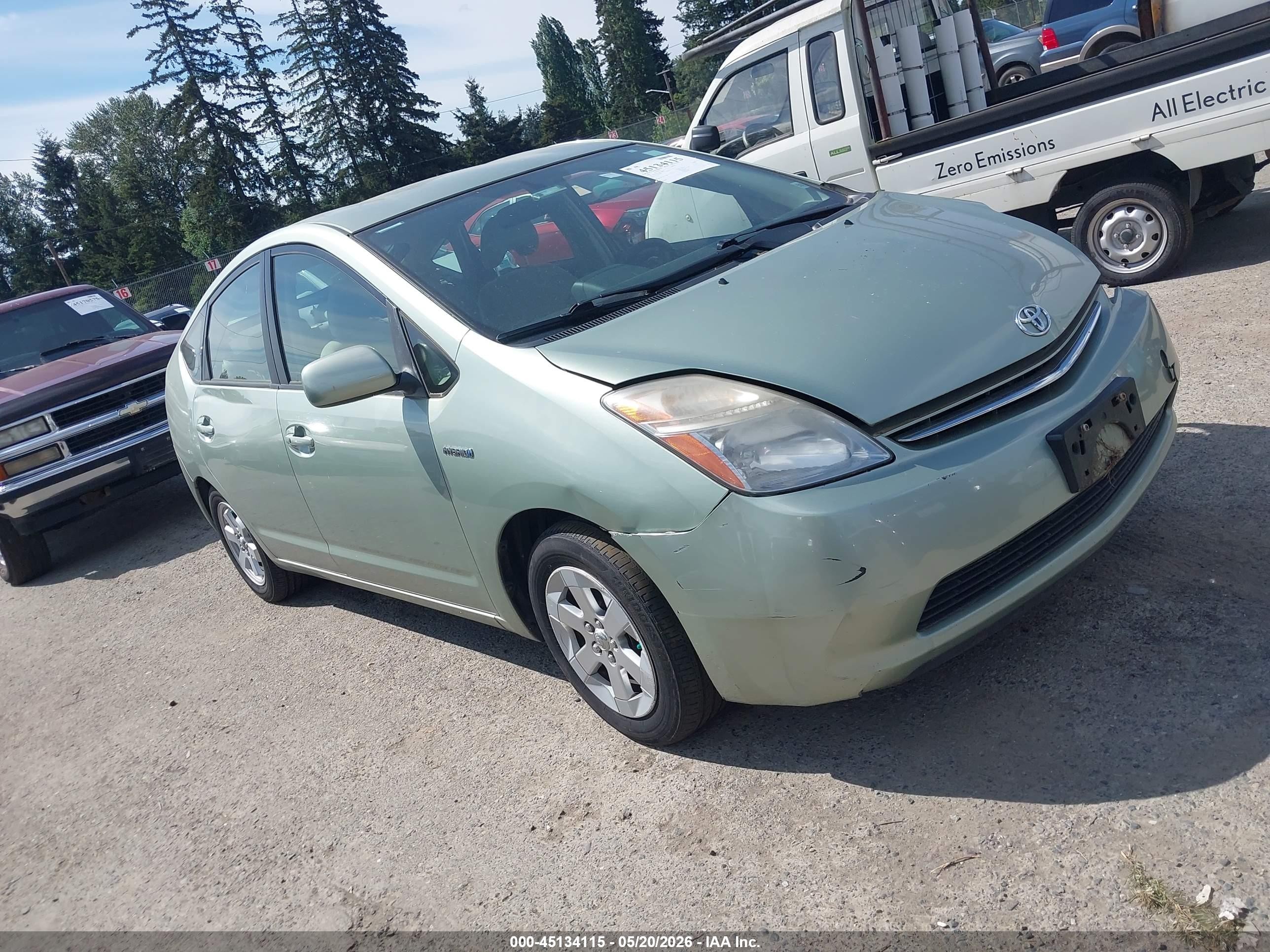 2008 Toyota Prius   Green vin: JTDKB20U587717885
