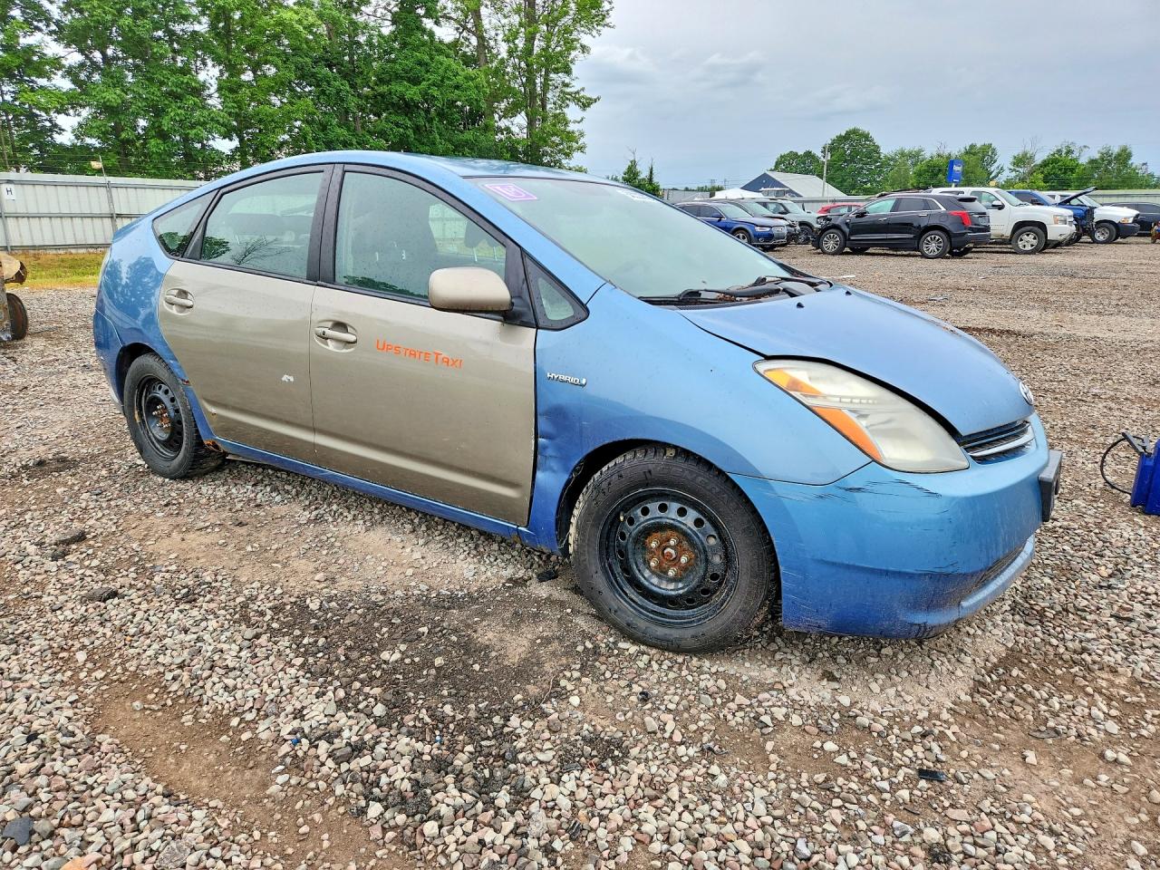 2008 Toyota Prius Base Blue vin: JTDKB20U587727364