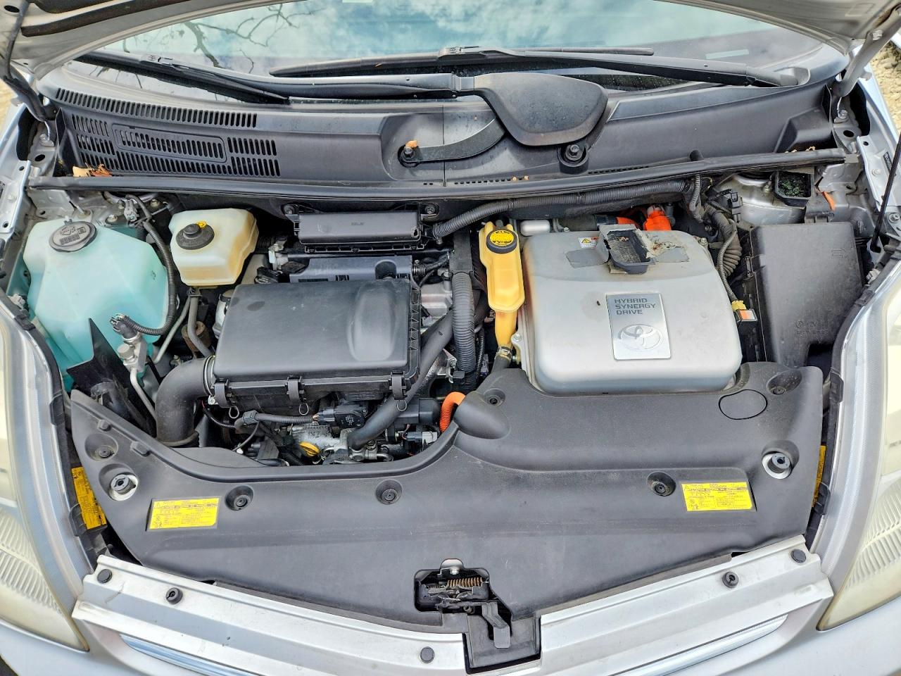 2008 Toyota Prius Base Silver vin: JTDKB20U587731866