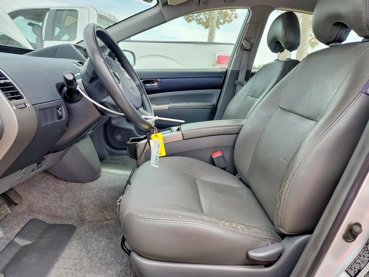 2008 Toyota Prius Base Silver vin: JTDKB20U587731866