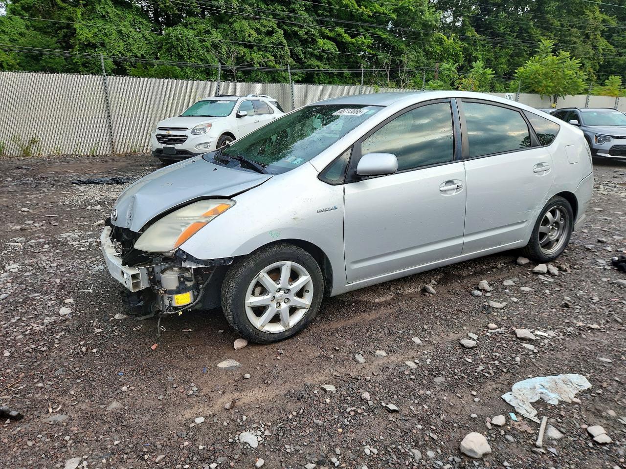 2008 Toyota Prius Touring Silver vin: JTDKB20U587732287