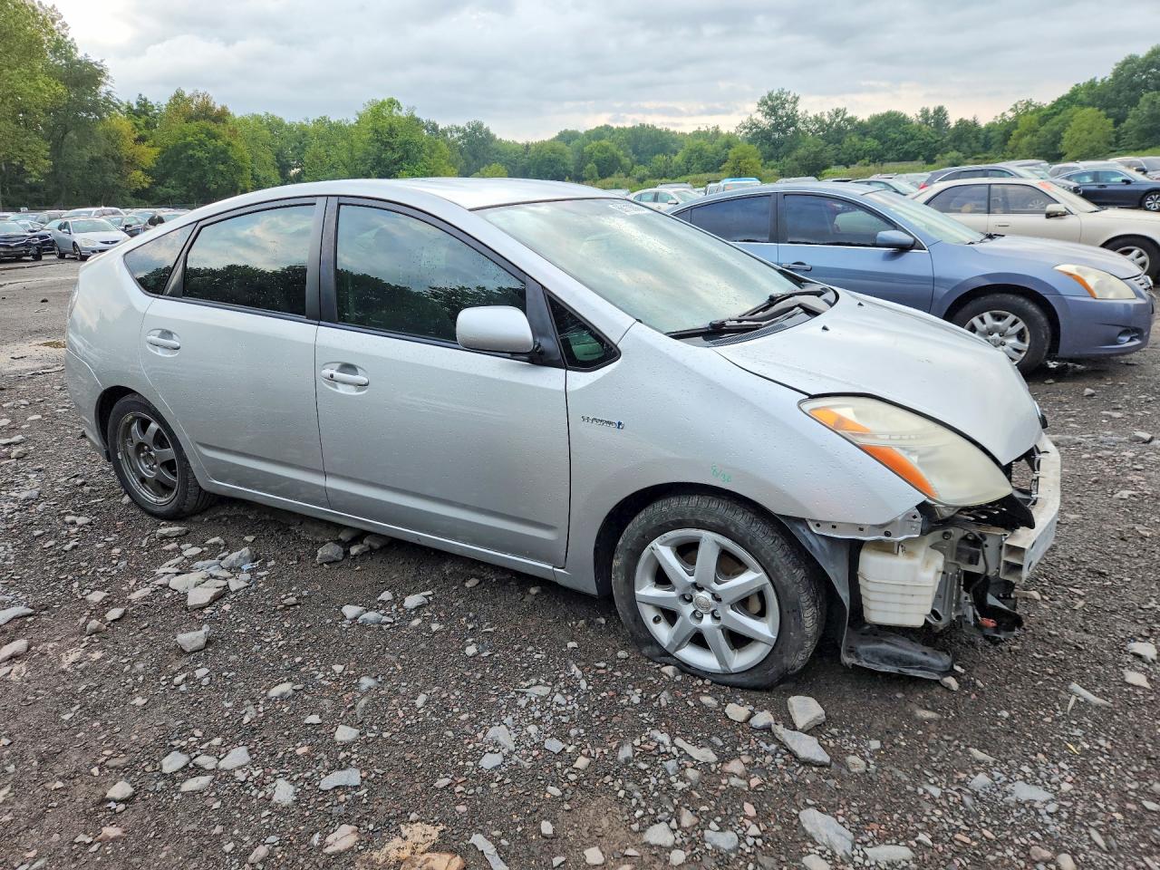 2008 Toyota Prius Touring Silver vin: JTDKB20U587732287