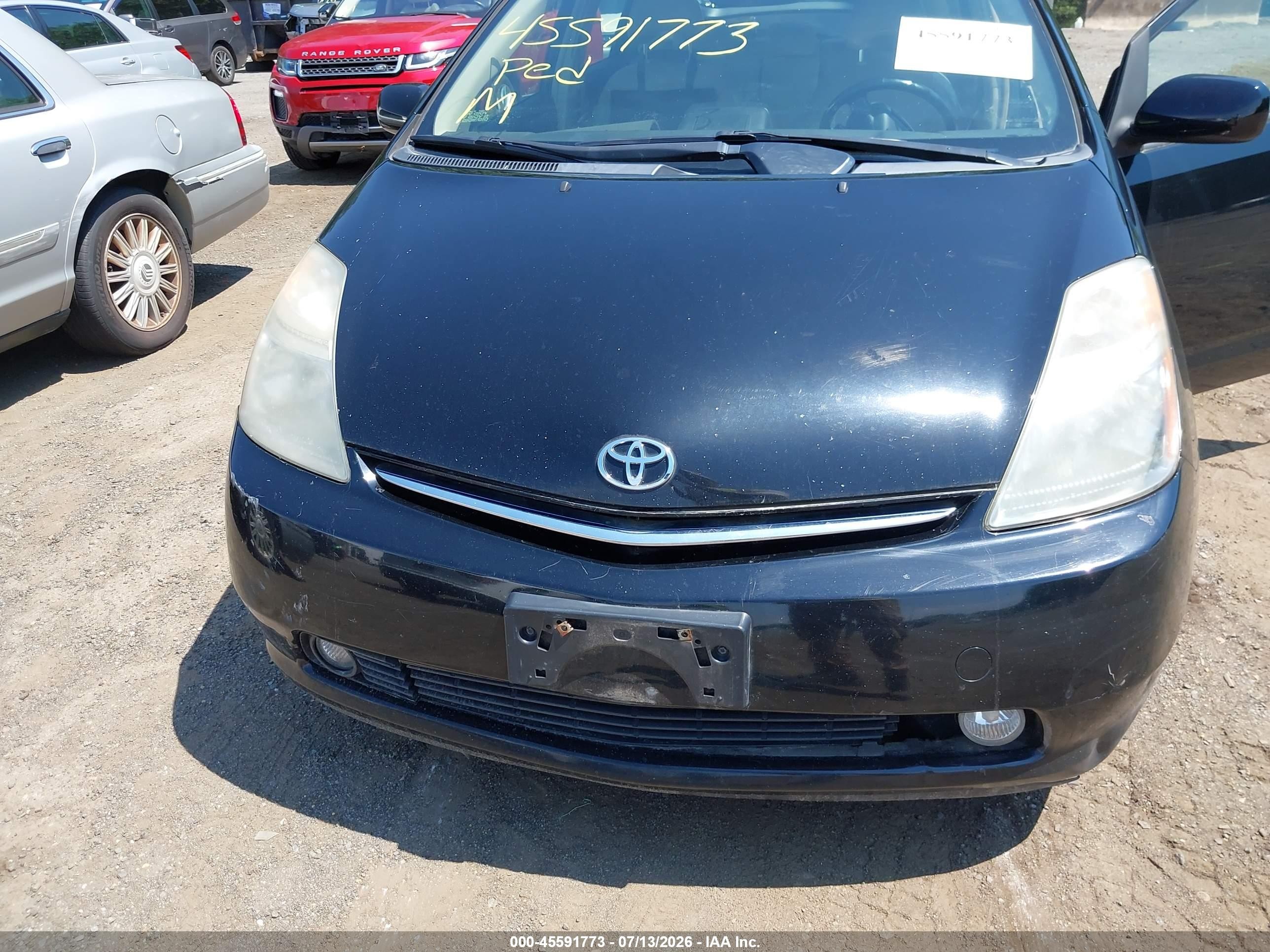 2008 Toyota Prius   Black vin: JTDKB20U587734489