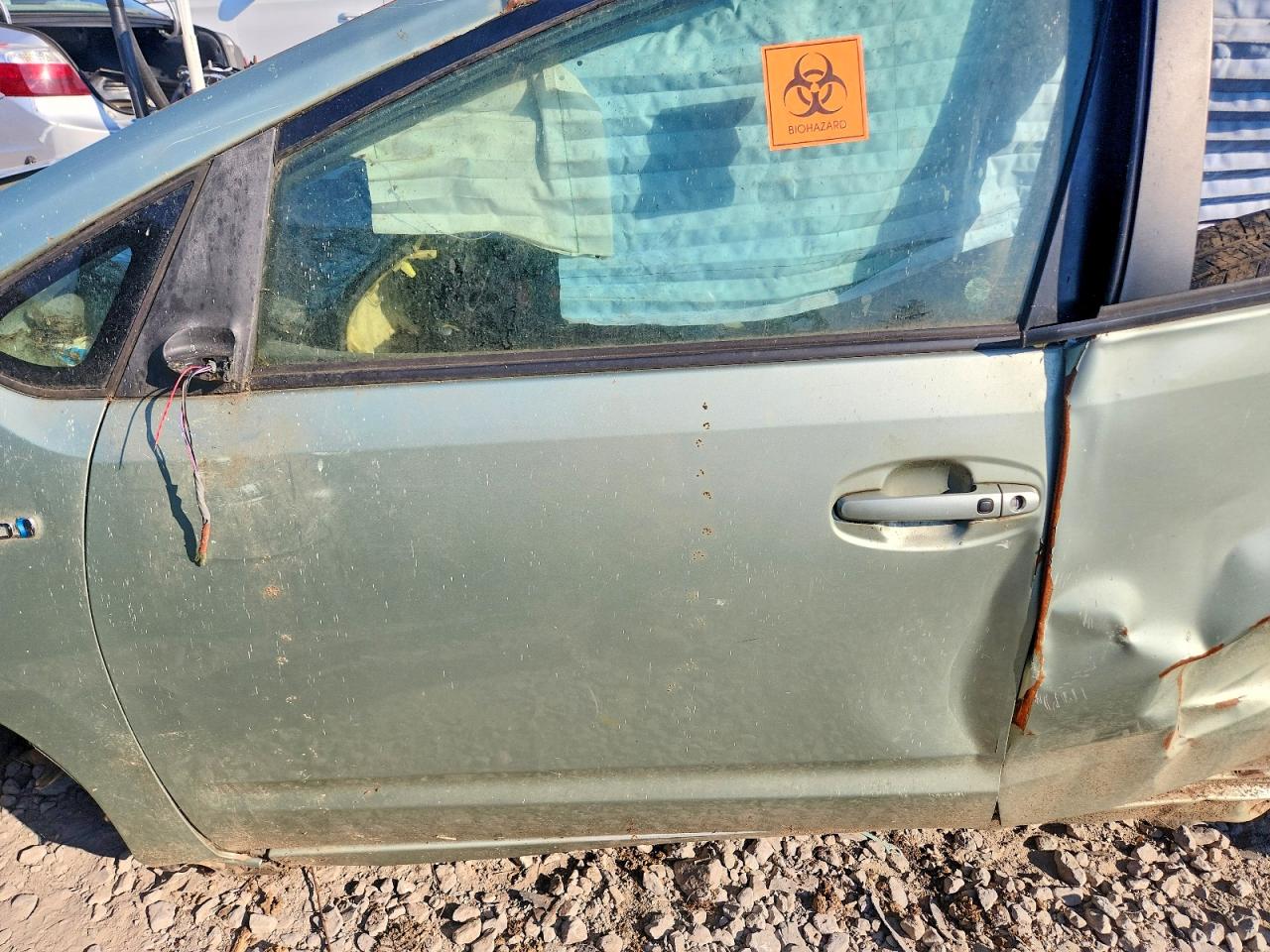 2008 Toyota Prius Base Green vin: JTDKB20U587746335