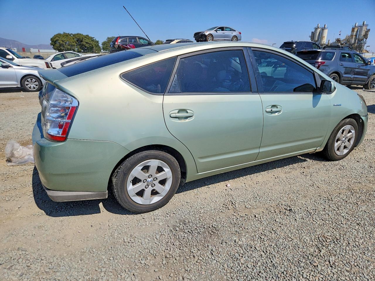 2008 Toyota Prius Base Green vin: JTDKB20U587750577
