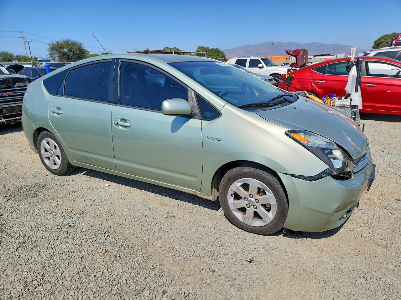 2008 Toyota Prius Base Green vin: JTDKB20U587750577