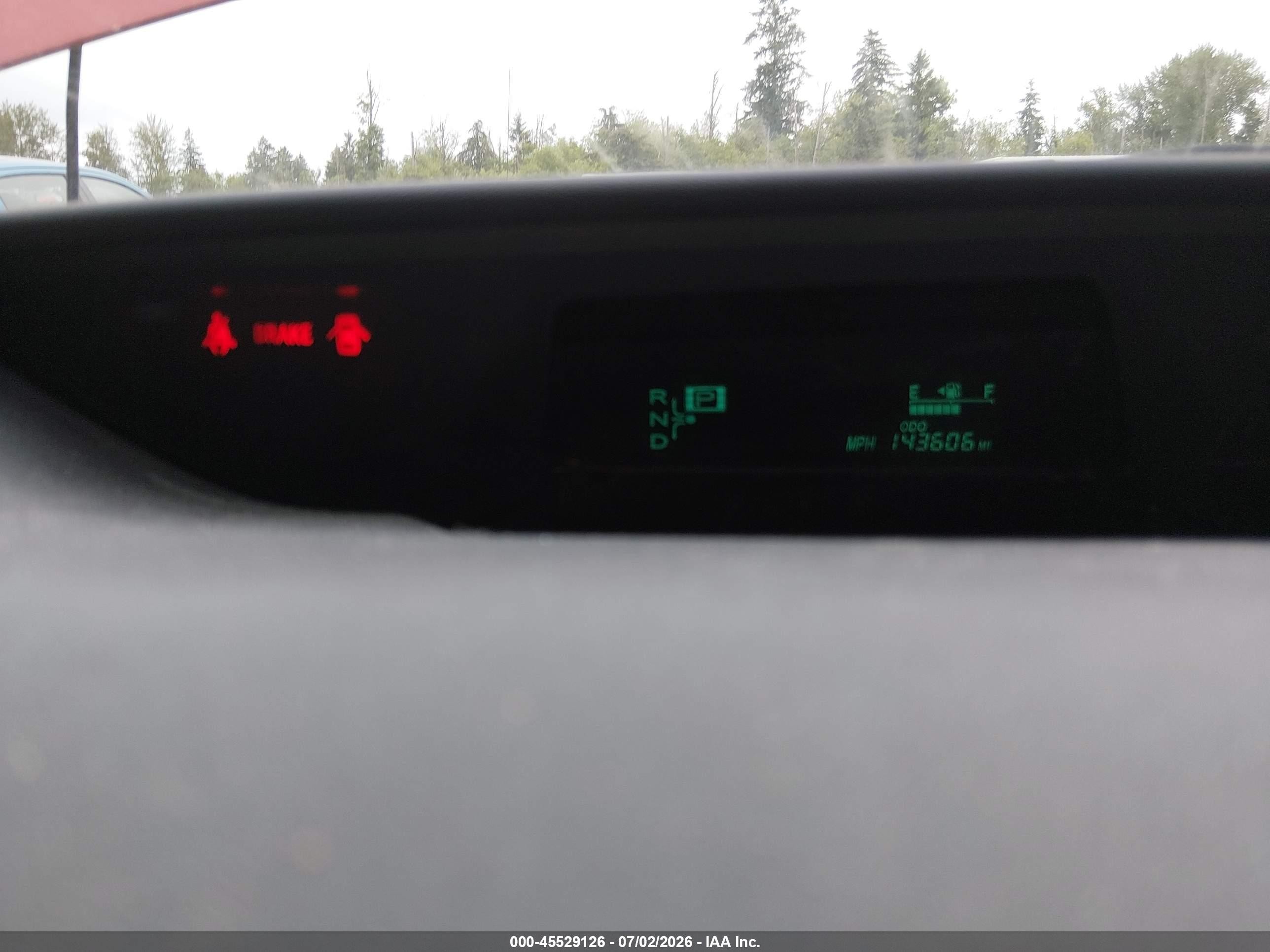 2008 Toyota Prius   Burgundy vin: JTDKB20U587754189