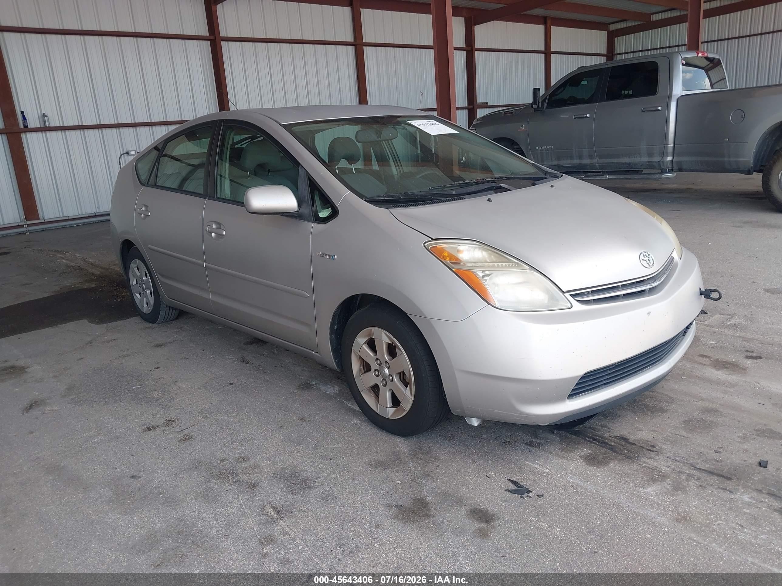 2008 Toyota Prius   Silver vin: JTDKB20U587758890