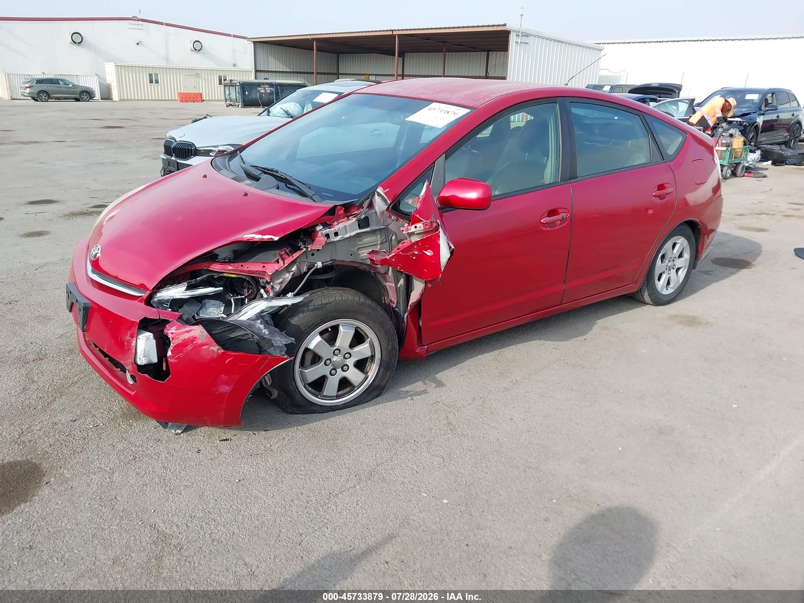 2008 Toyota Prius   Red vin: JTDKB20U587771090