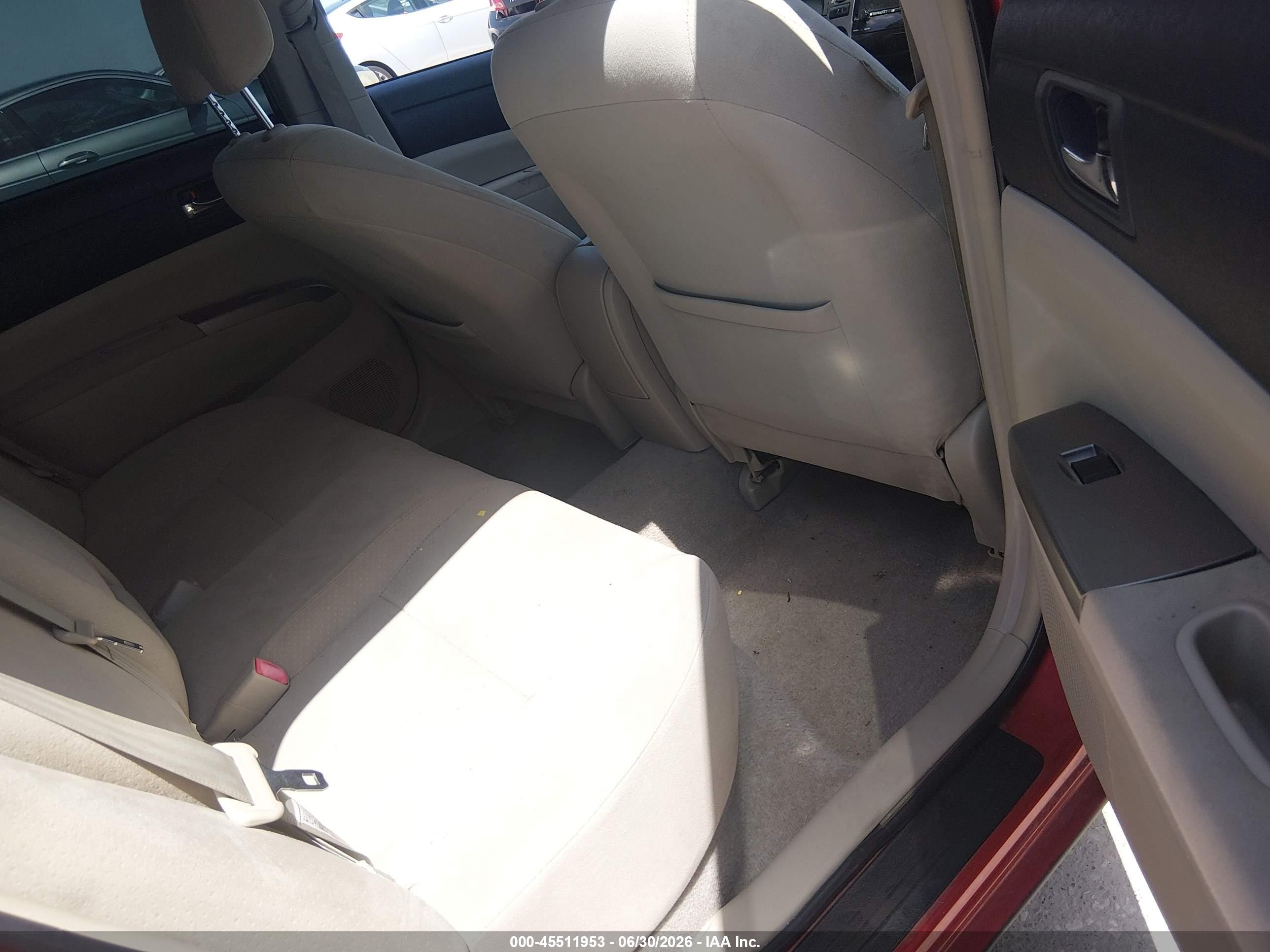 2008 Toyota Prius   Red vin: JTDKB20U587772787