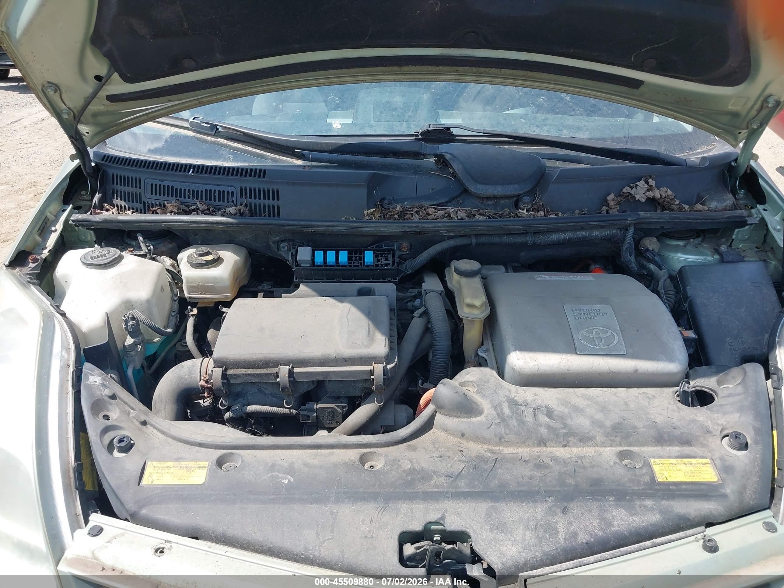 2008 Toyota Prius   Зеленый vin: JTDKB20U587783093