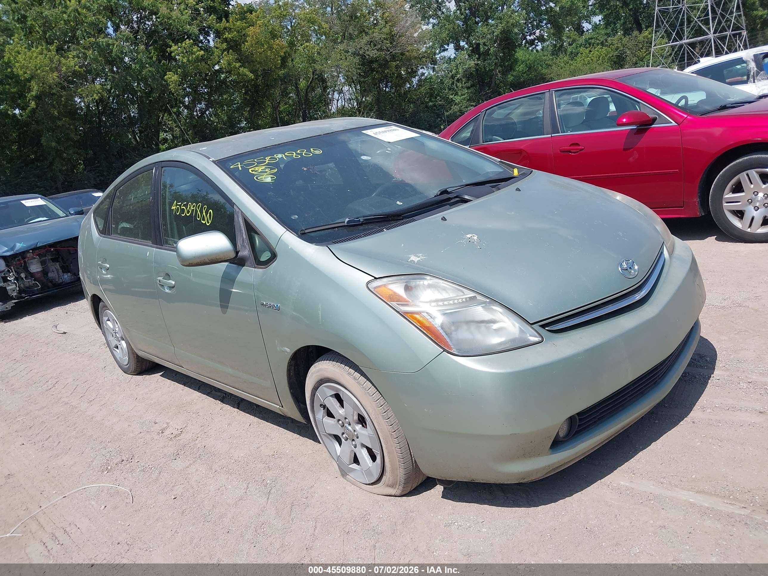2008 Toyota Prius   Зеленый vin: JTDKB20U587783093