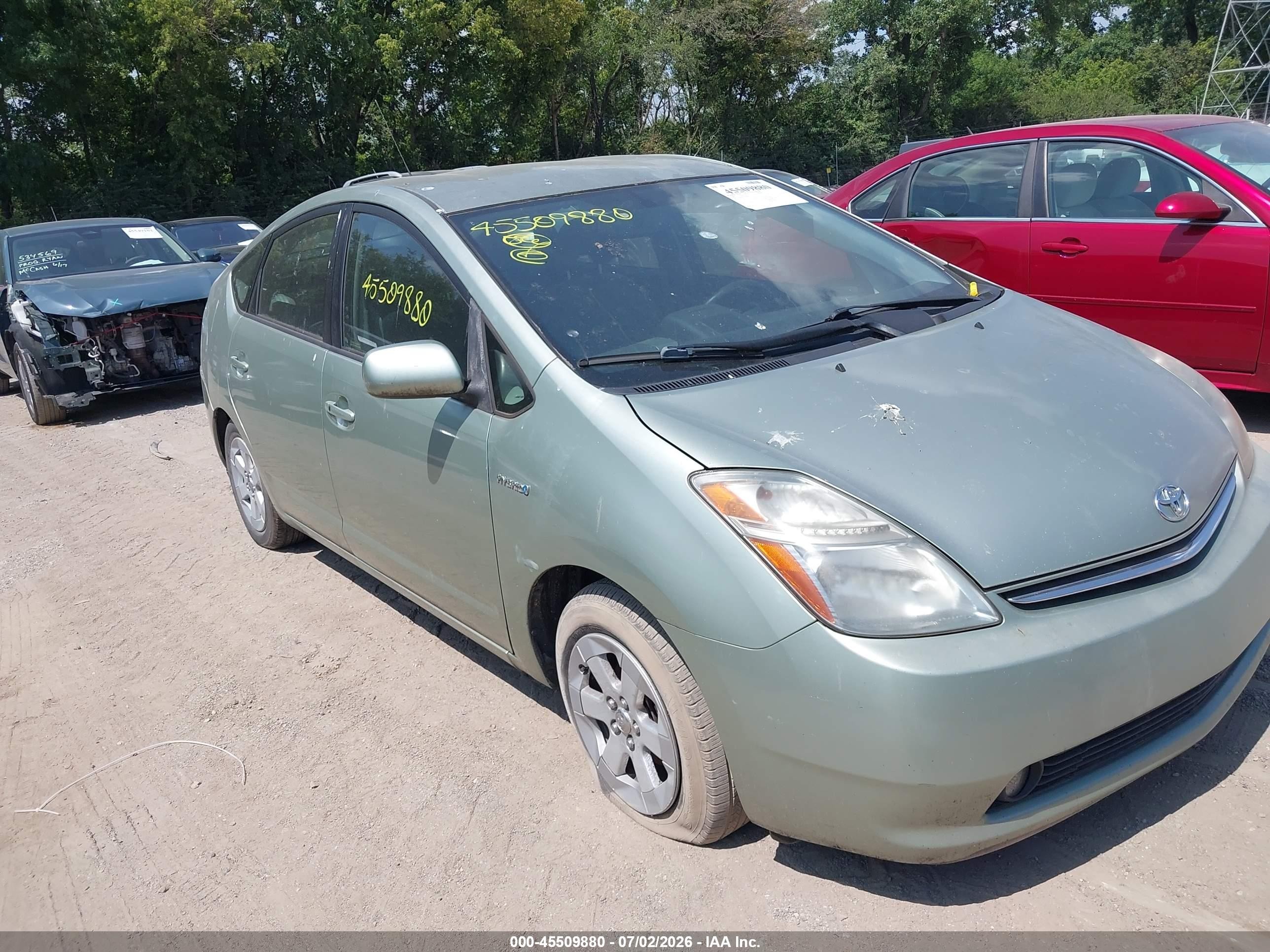 2008 Toyota Prius   Зеленый vin: JTDKB20U587783093