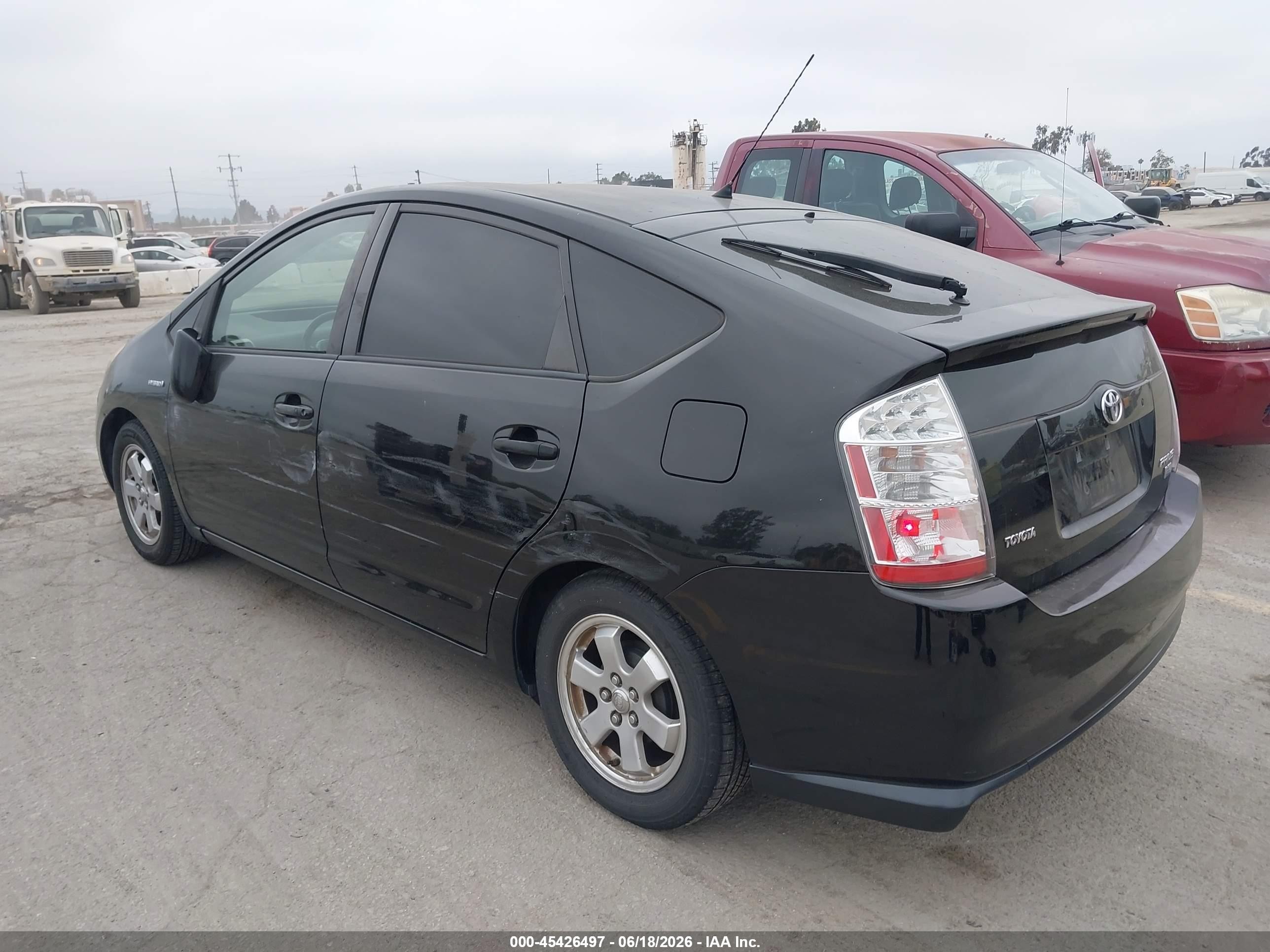 2008 Toyota Prius Standard/touring Black vin: JTDKB20U587790478