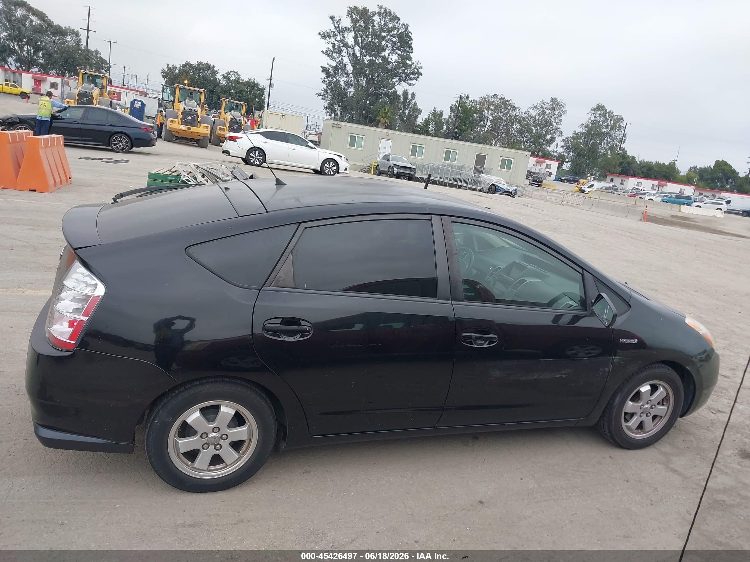 2008 Toyota Prius Standard/touring Black vin: JTDKB20U587790478