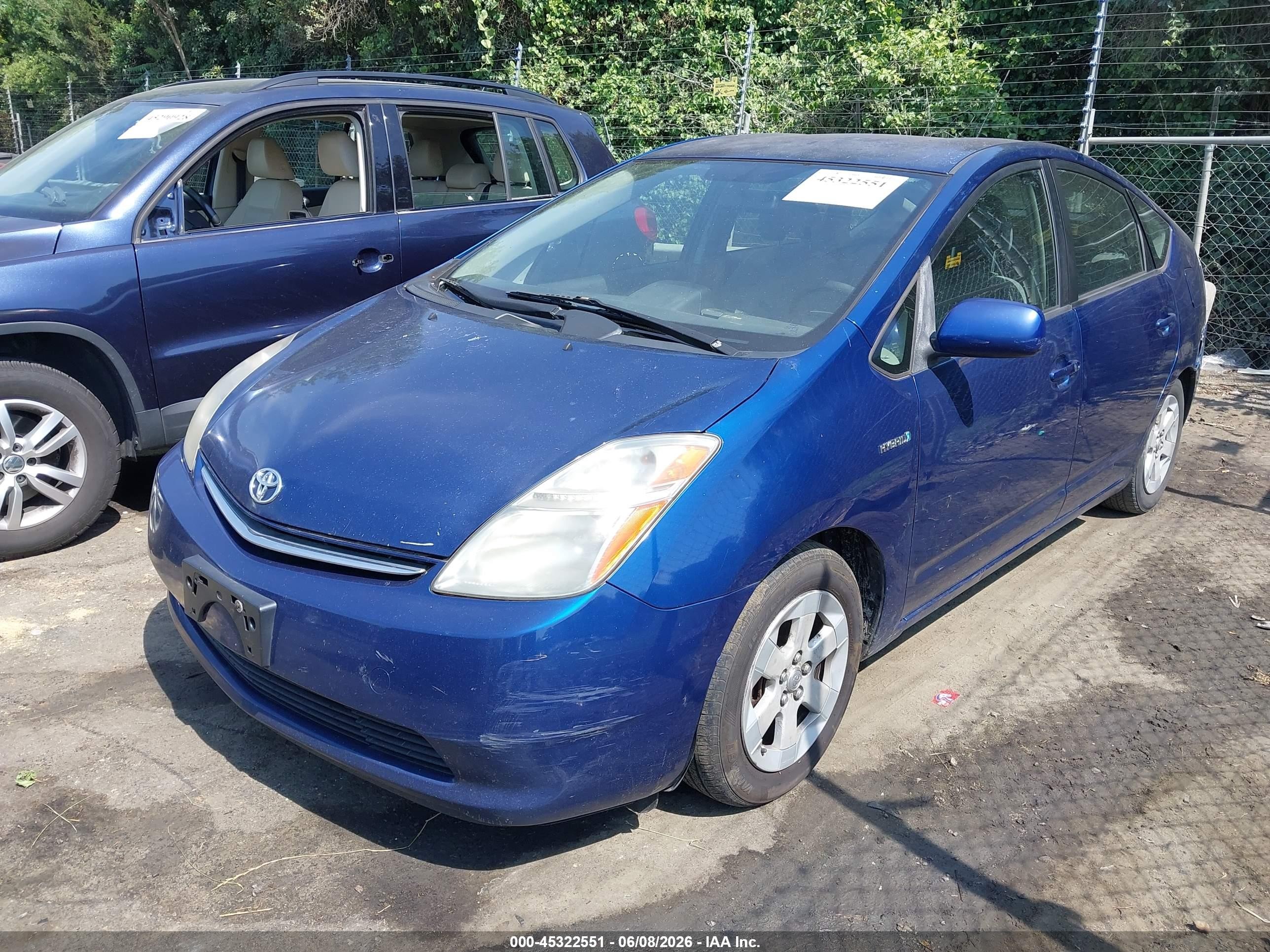 2008 Toyota Prius   Blue vin: JTDKB20U587792019
