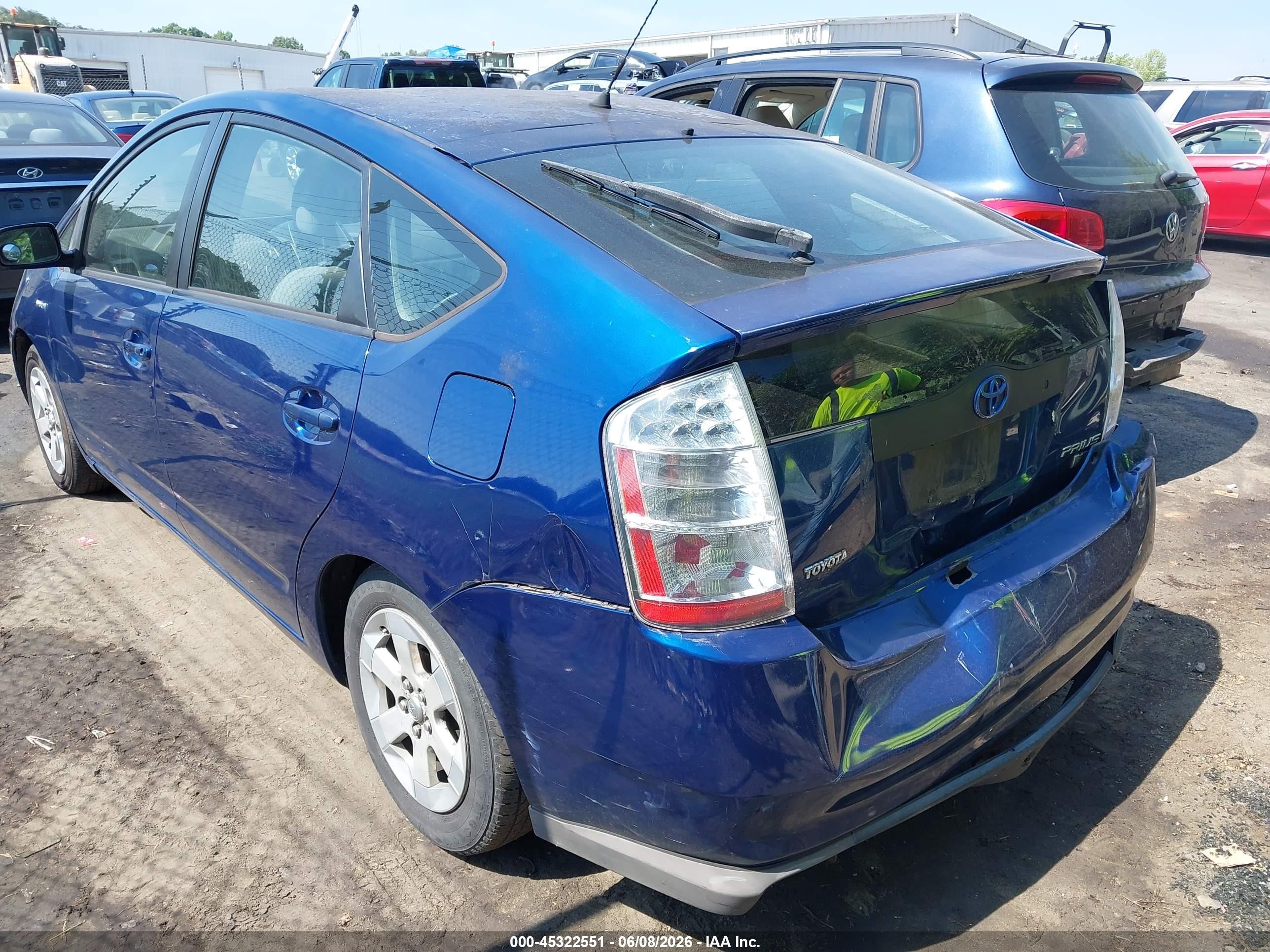 2008 Toyota Prius   Blue vin: JTDKB20U587792019