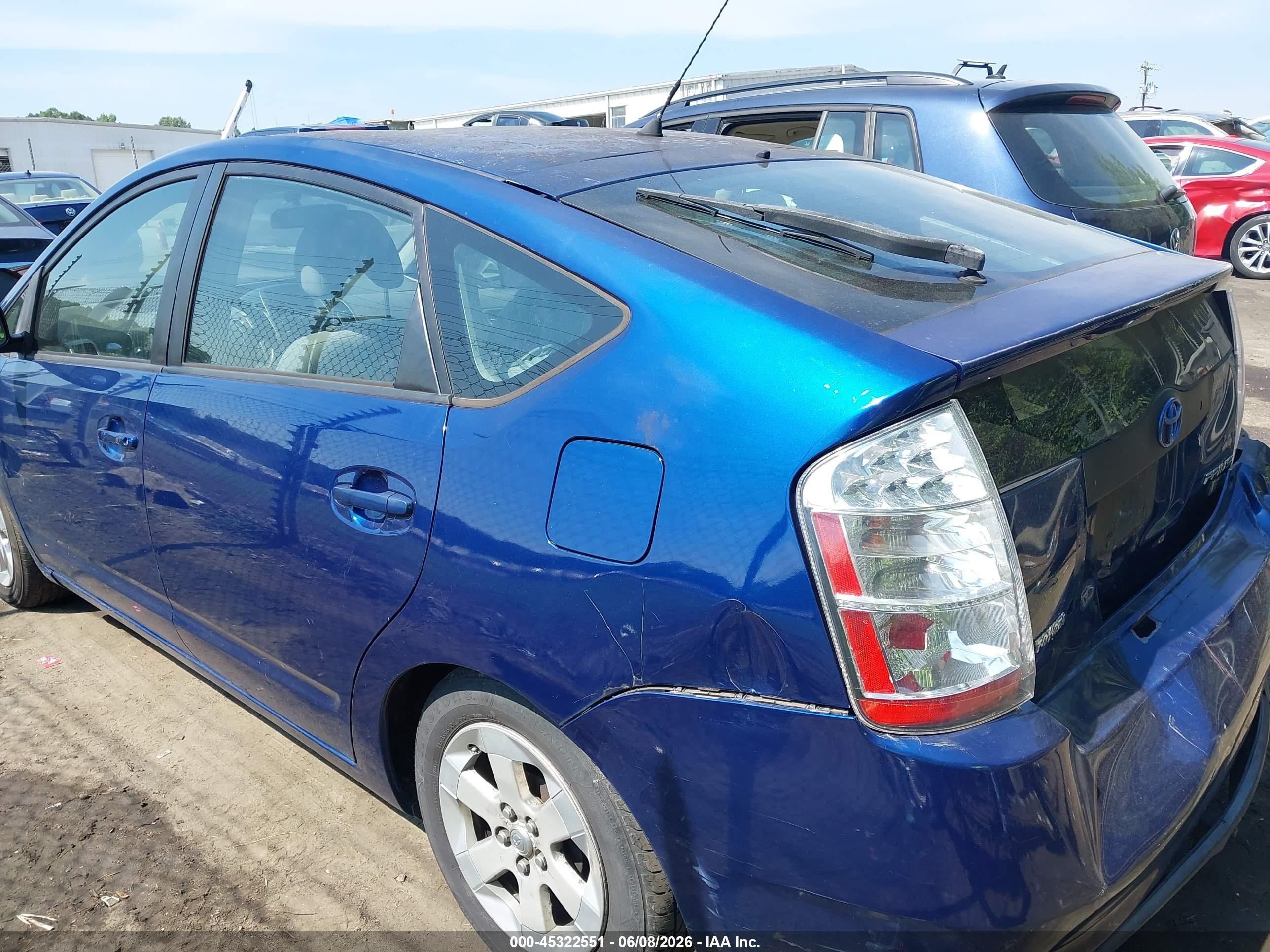 2008 Toyota Prius   Blue vin: JTDKB20U587792019