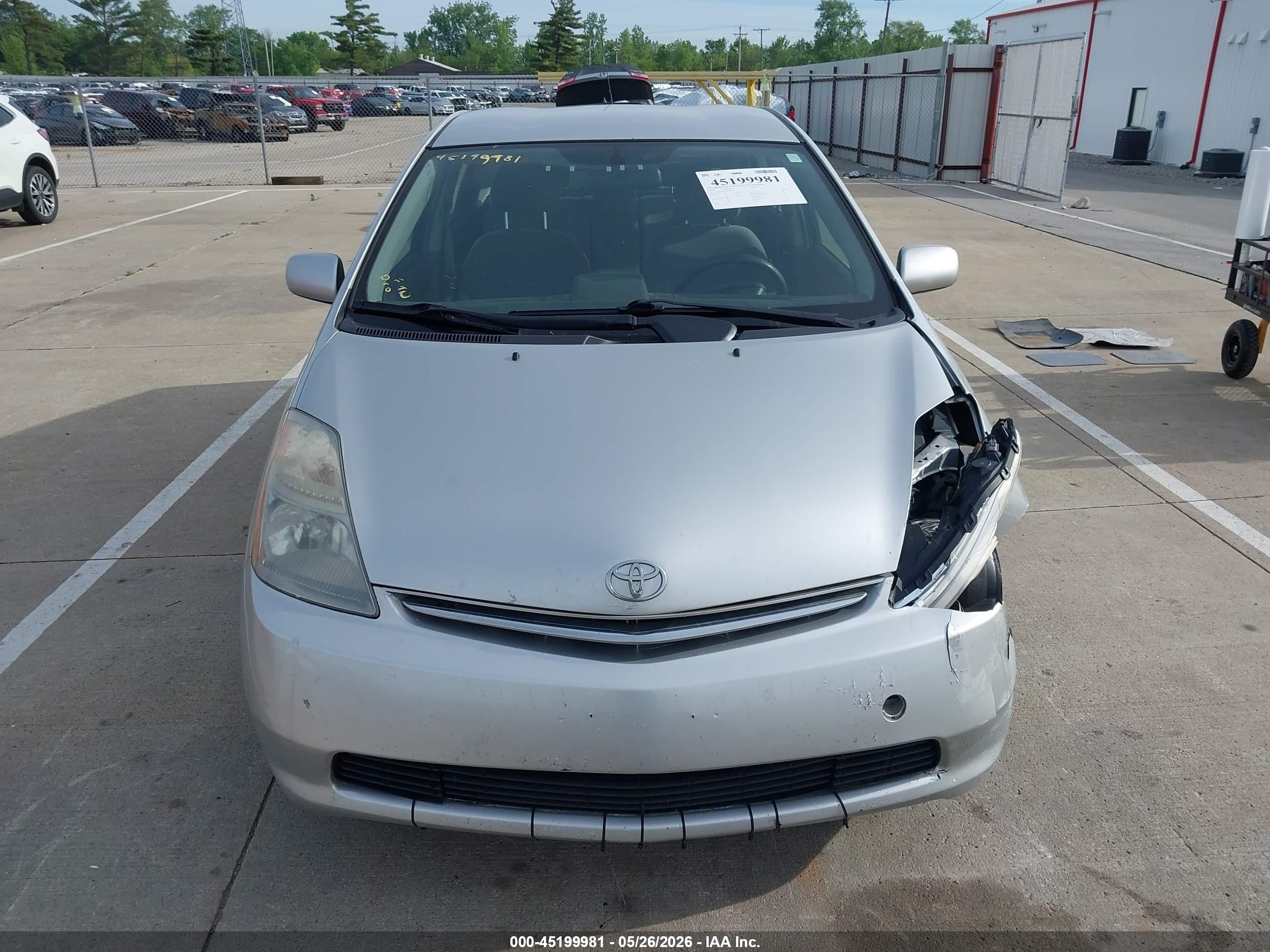 2008 Toyota Prius   Silver vin: JTDKB20U587806758