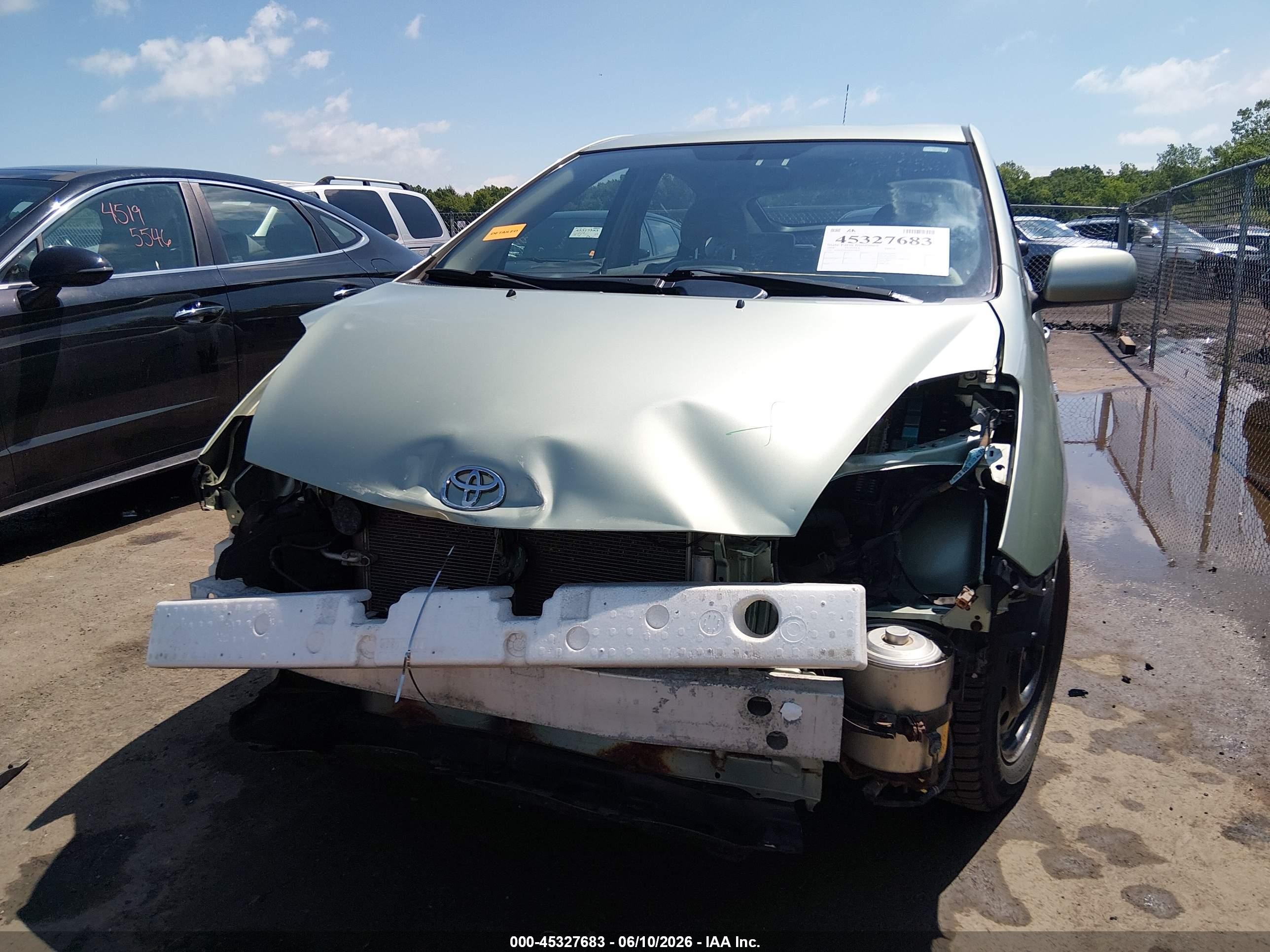 2008 Toyota Prius Зеленый vin: JTDKB20U587810891