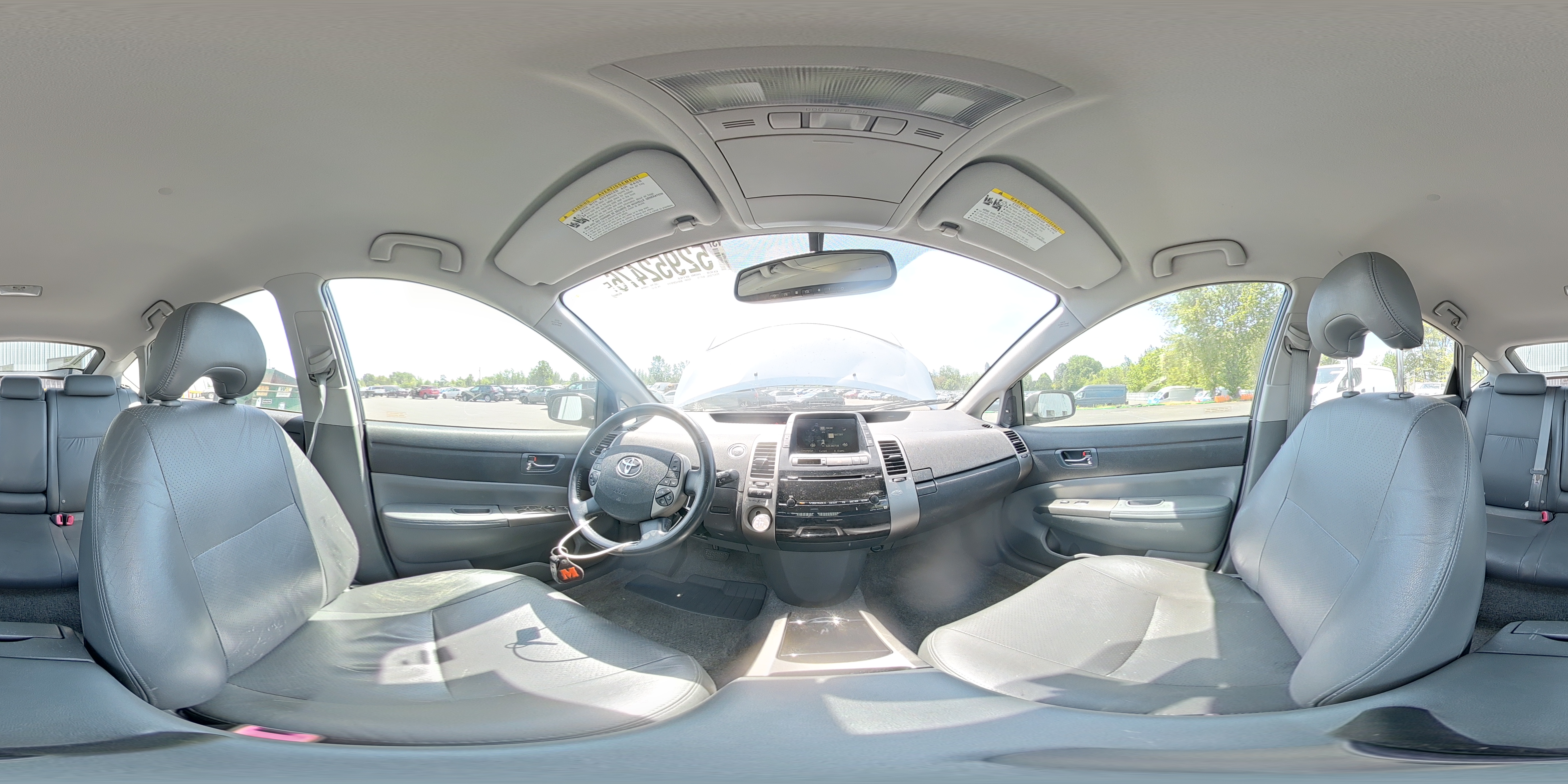2008 Toyota Prius Base Silver vin: JTDKB20U587817761