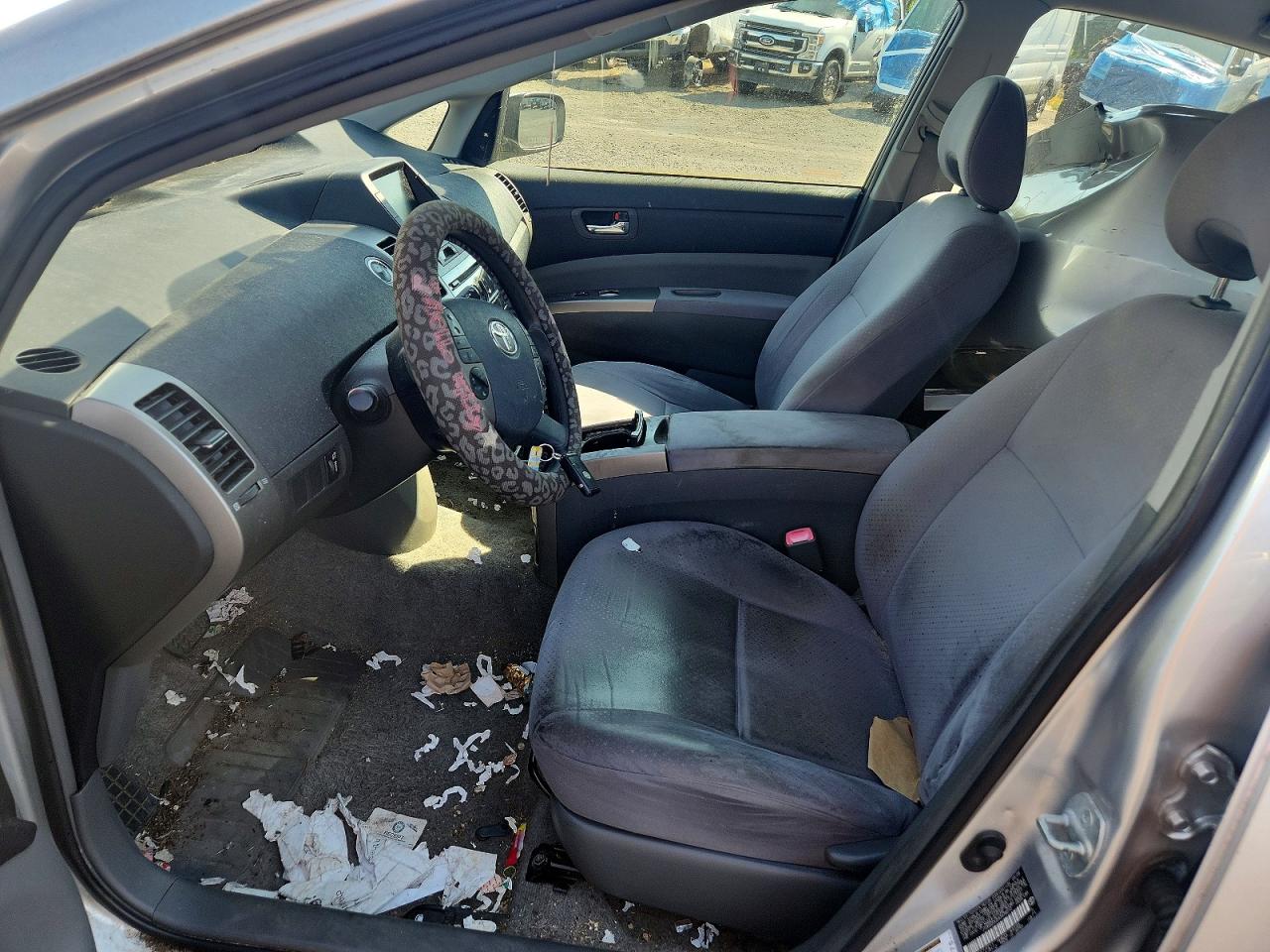 2009 Toyota Prius Base Silver vin: JTDKB20U593478010