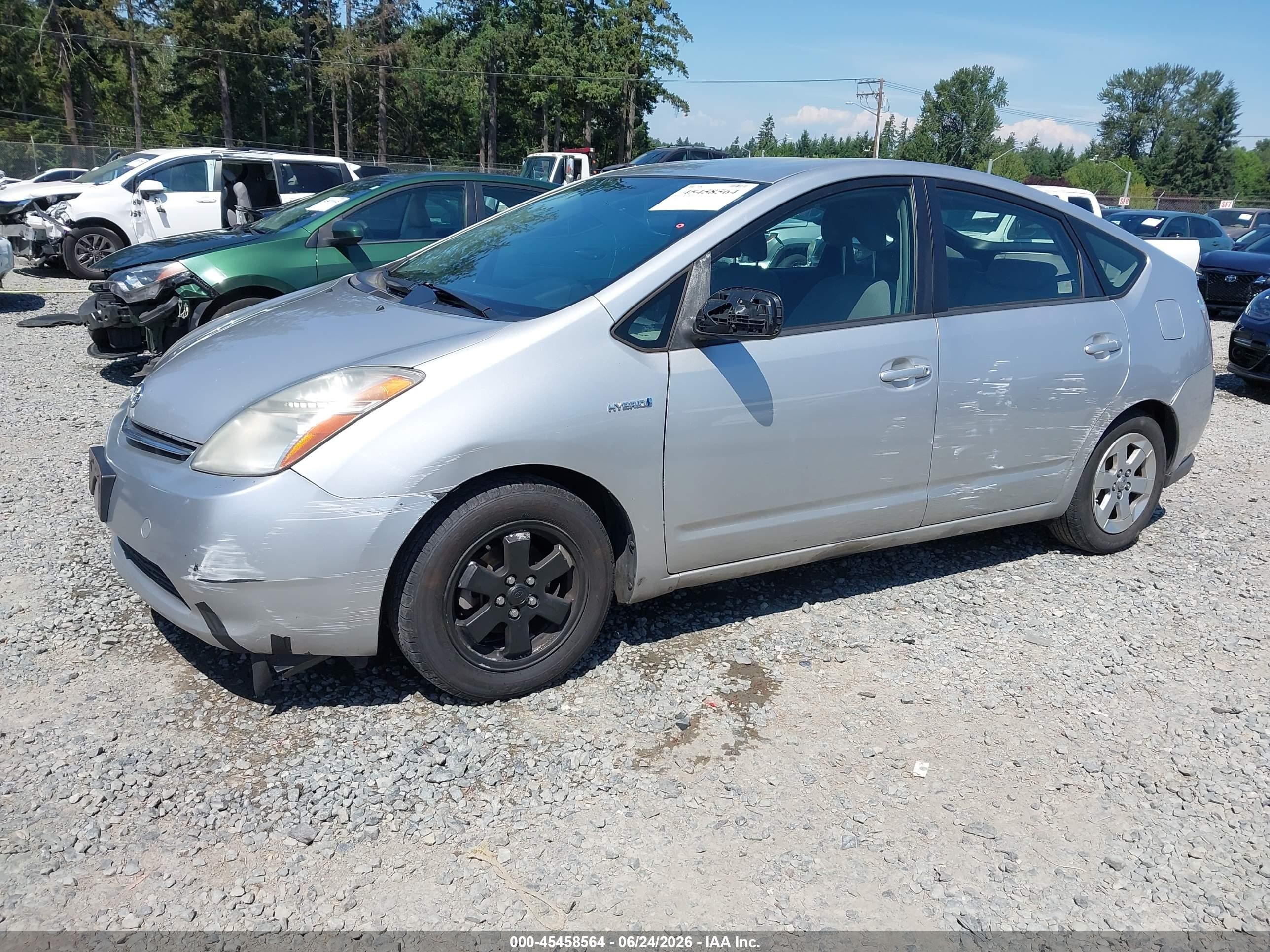 2009 Toyota Prius   Silver vin: JTDKB20U593478556