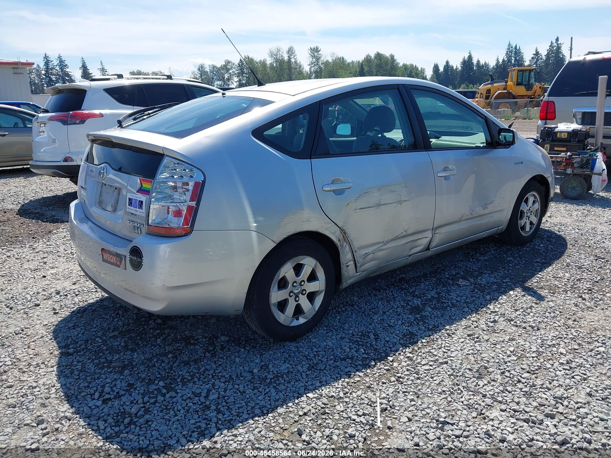 2009 Toyota Prius   Silver vin: JTDKB20U593478556
